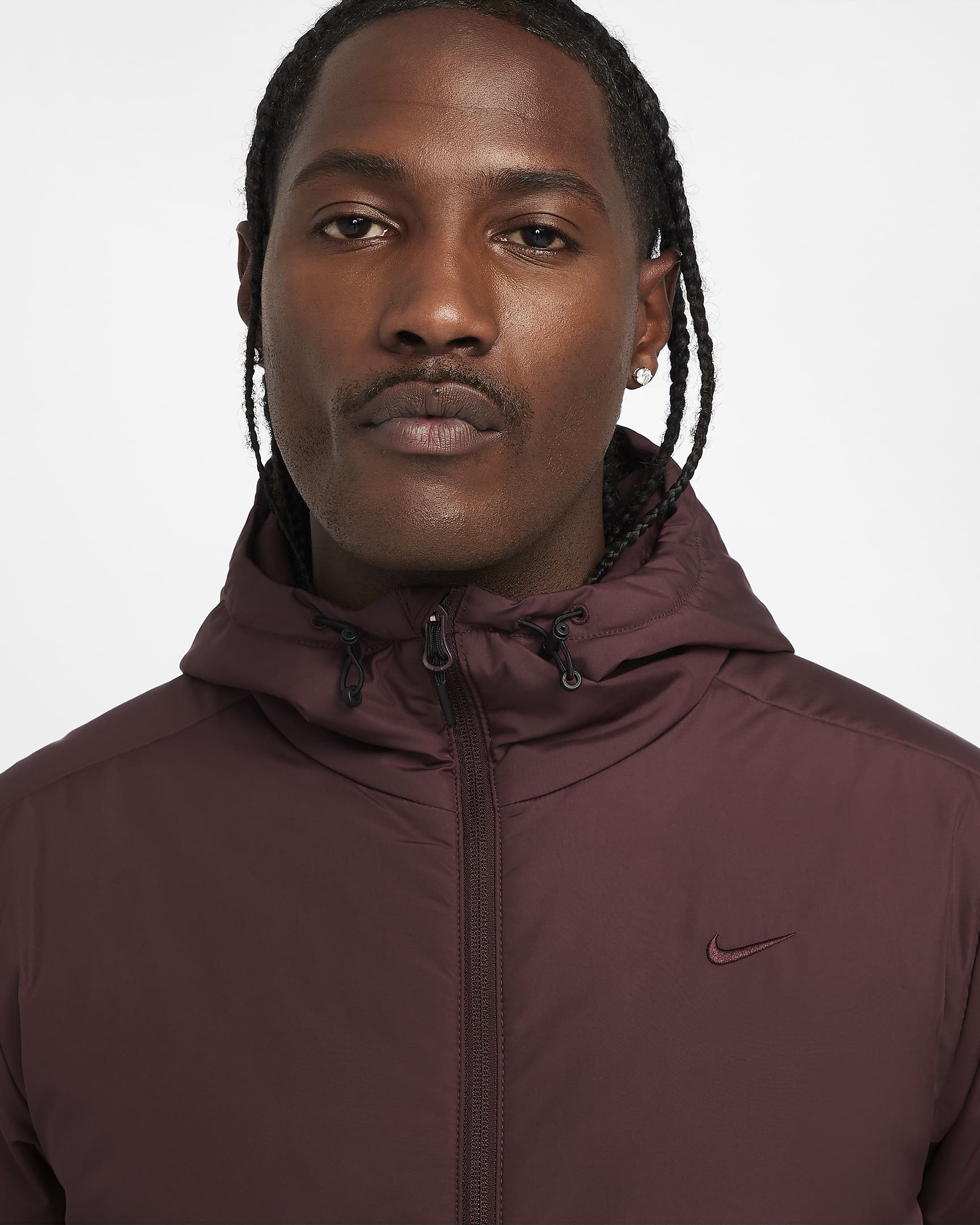 Nike Unlimited Men's Therma-FIT Versatile Jacket - Burgundy Crush/Burgundy Crush