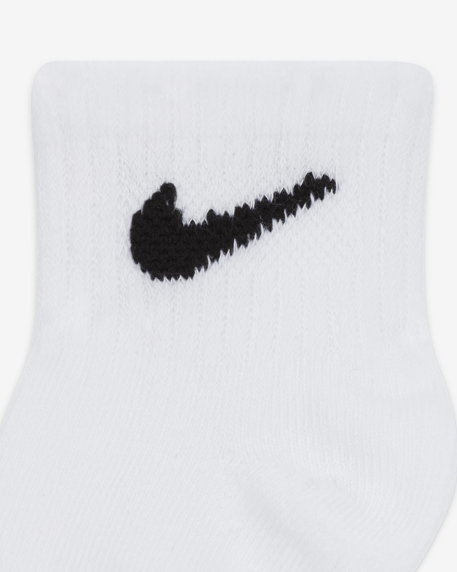 Conjunto de calcetines hasta el tobillo Nike Logo para bebé (6 pares) - Blanco