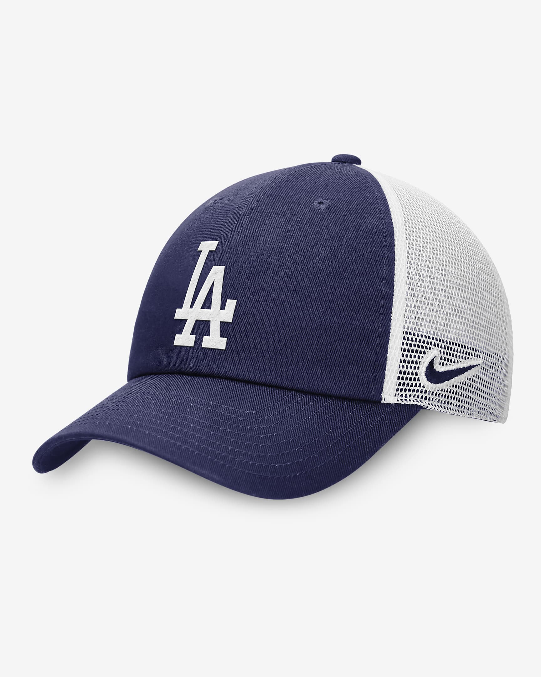 Los Angeles Dodgers Evergreen Club Men's Nike MLB Trucker Adjustable ...