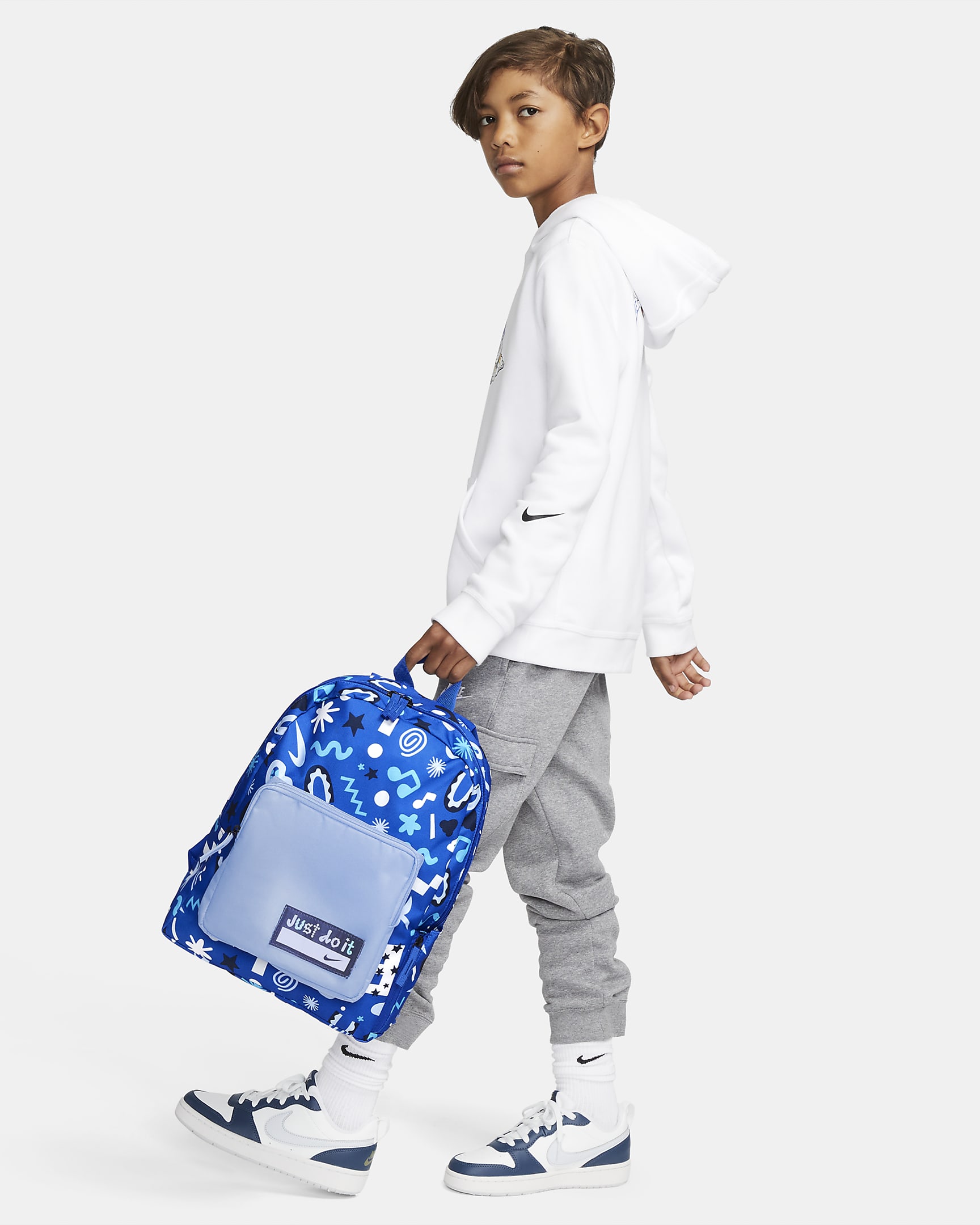 Nike Classic Kids' Backpack (16L) - Hyper Royal/Cobalt Bliss/Midnight Navy