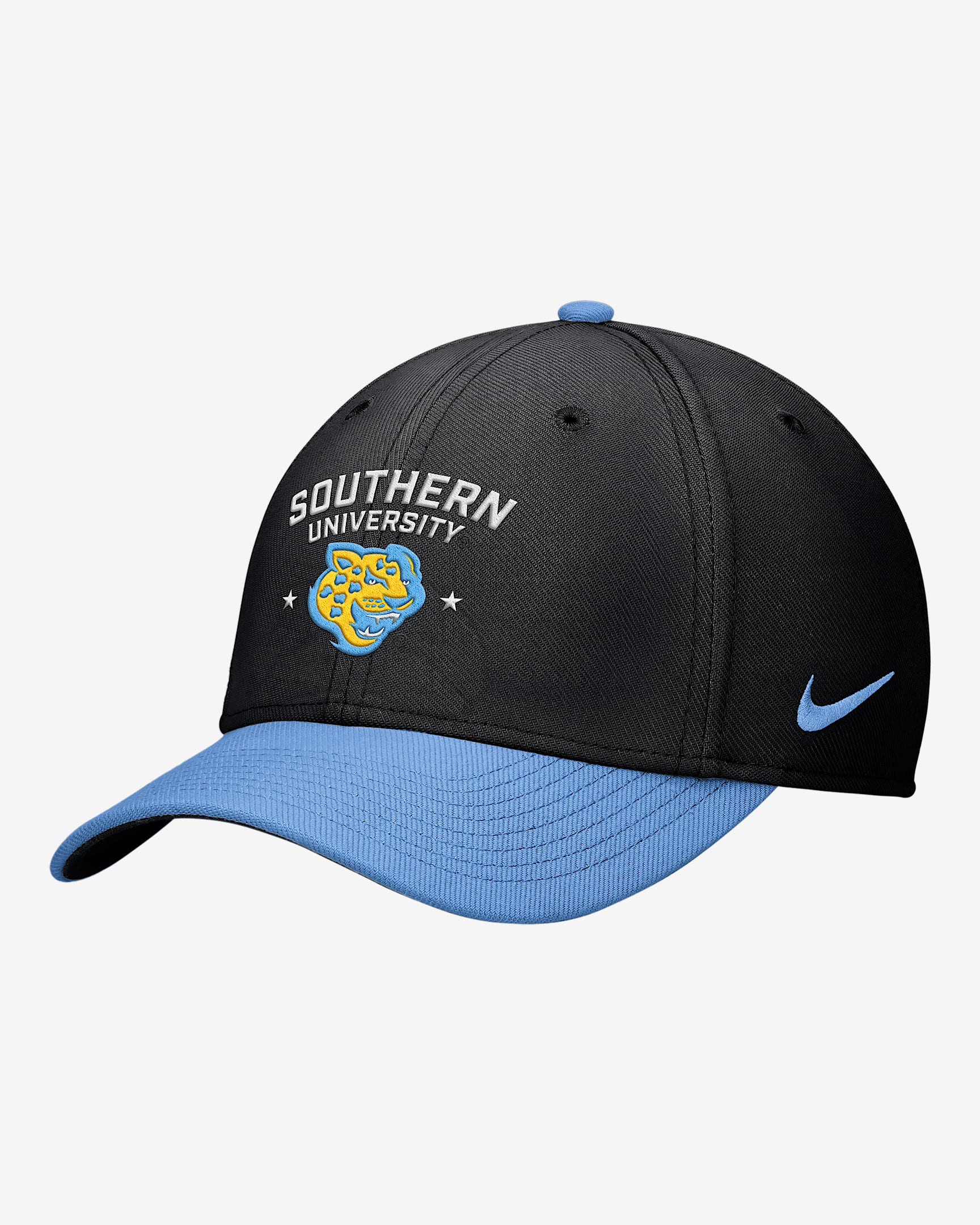 Nike Rise College (Southern University and A&M) Dri-FIT SwooshFlex Cap - Black