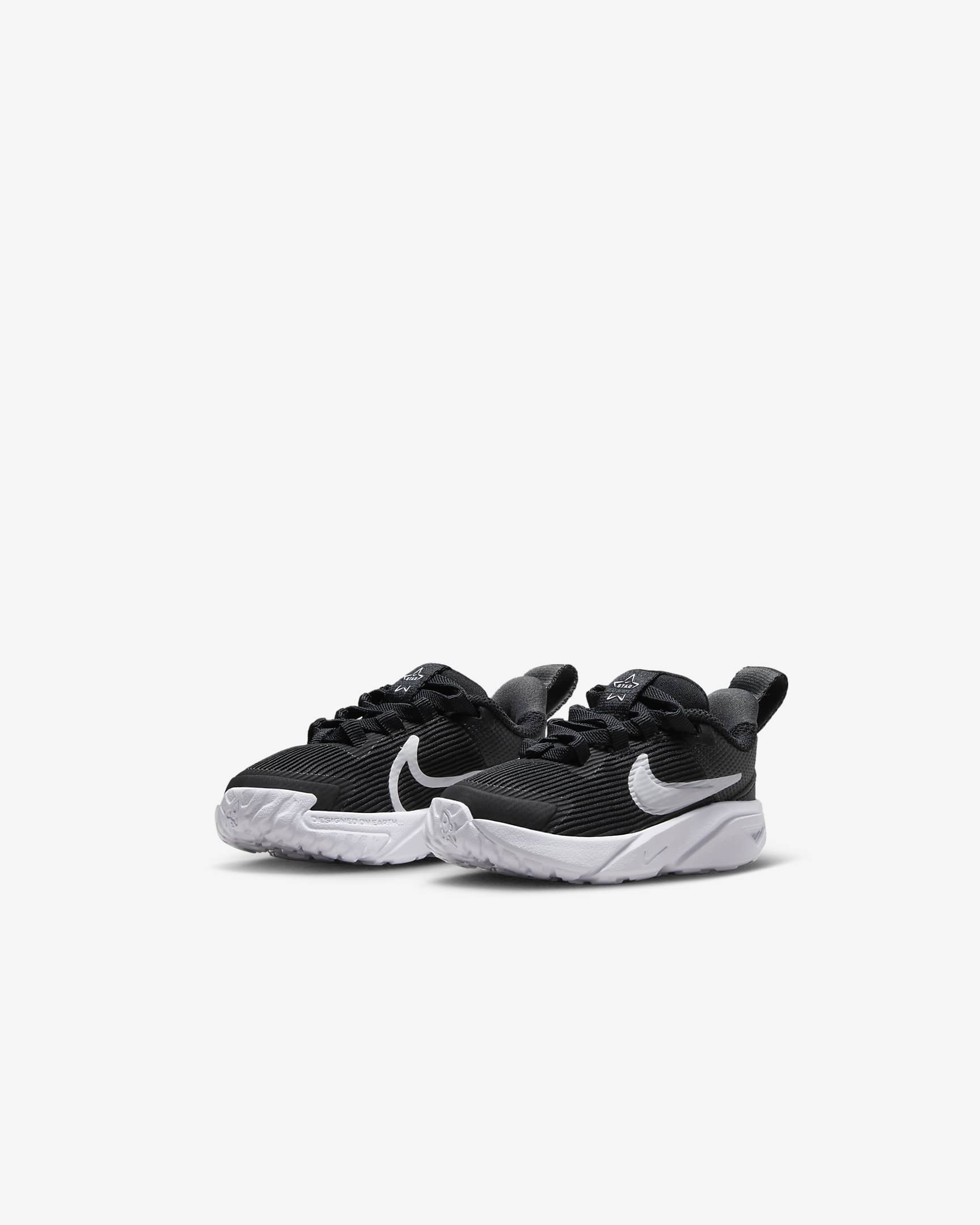 Tenis para bebé e infantil Nike Star Runner 4 - Negro/Antracita/Blanco