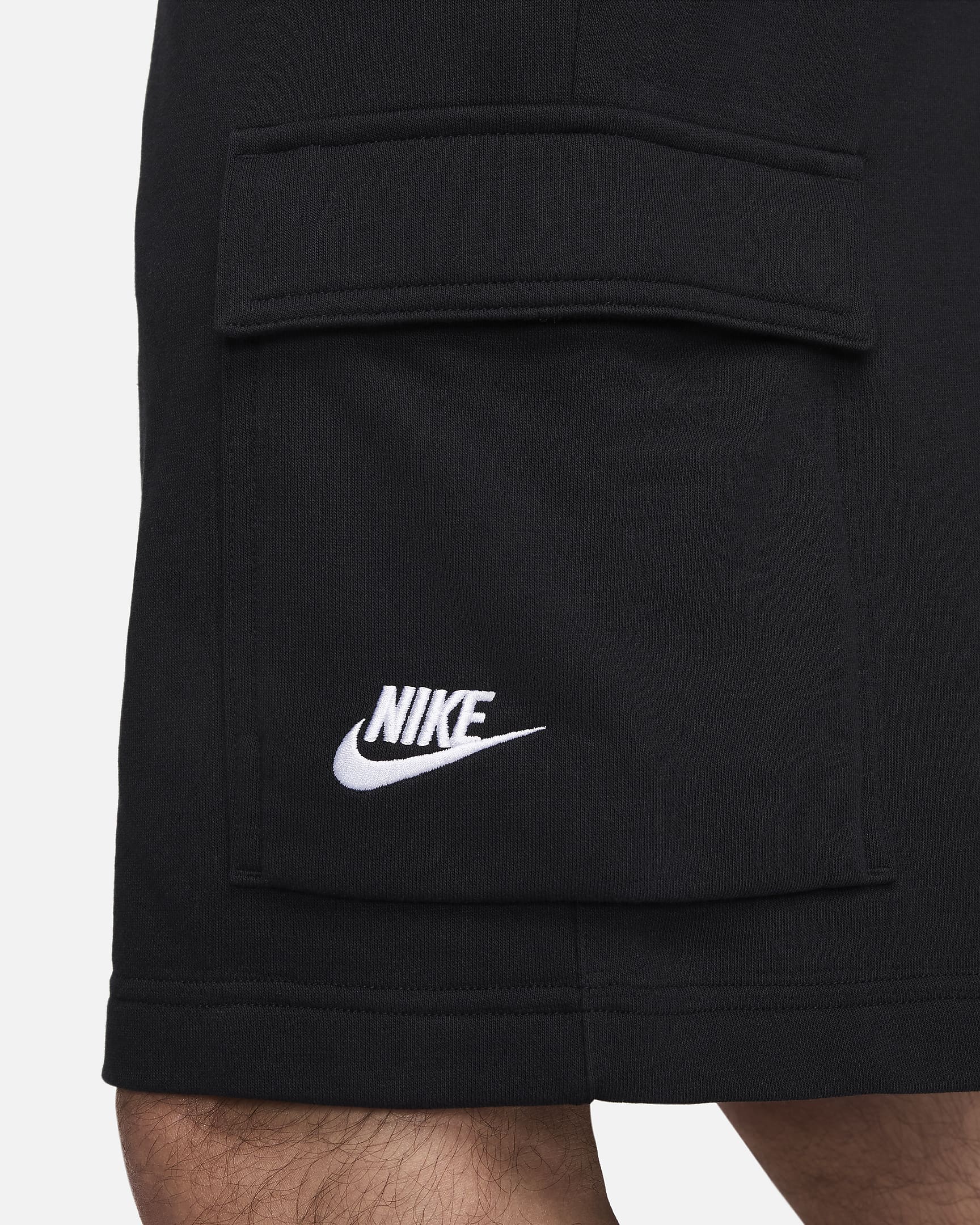 Nike Sportswear Club Men's French Terry Cargo Shorts. Nike BE