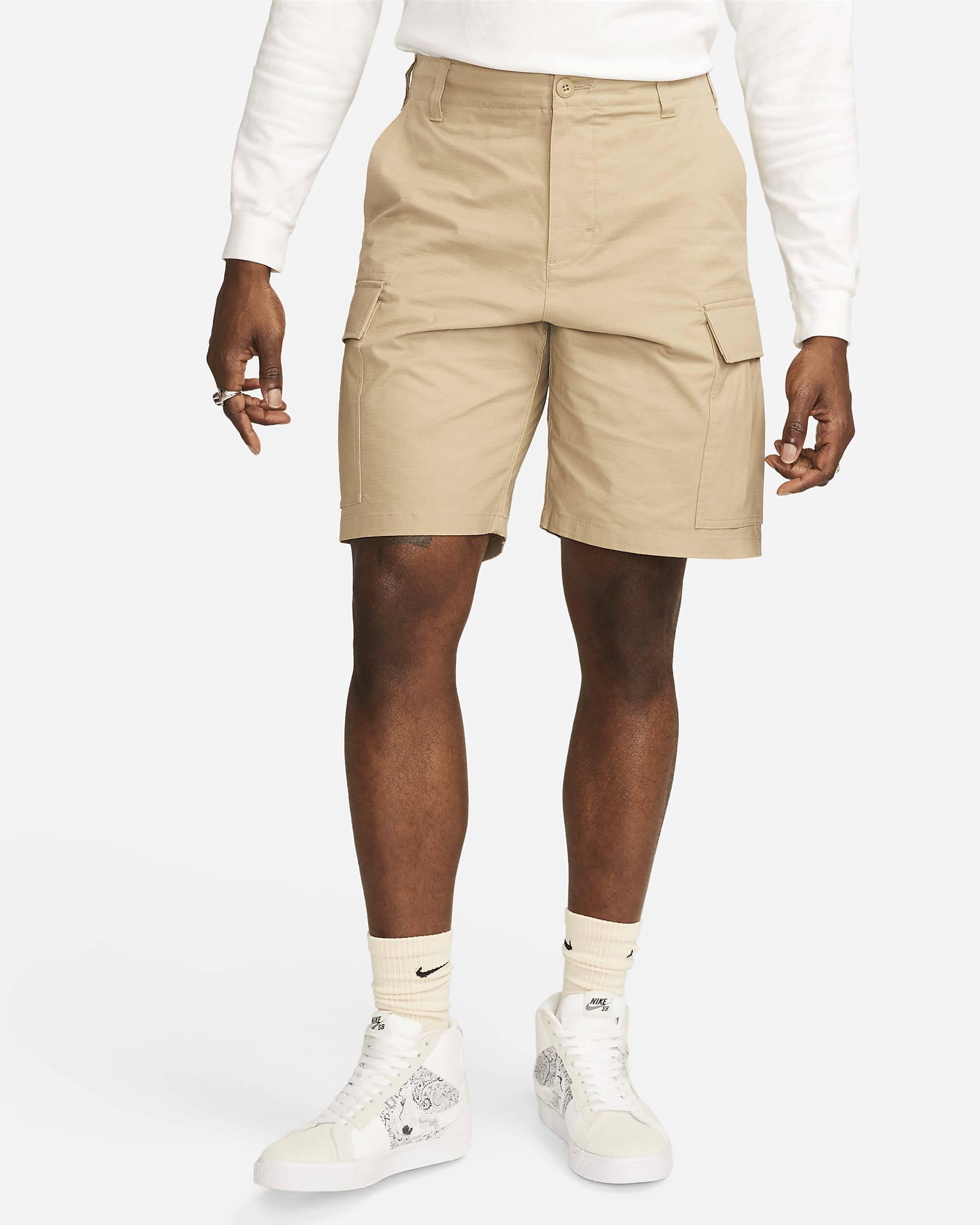 Nike SB Kearny Men's Cargo Skate Shorts - Khaki