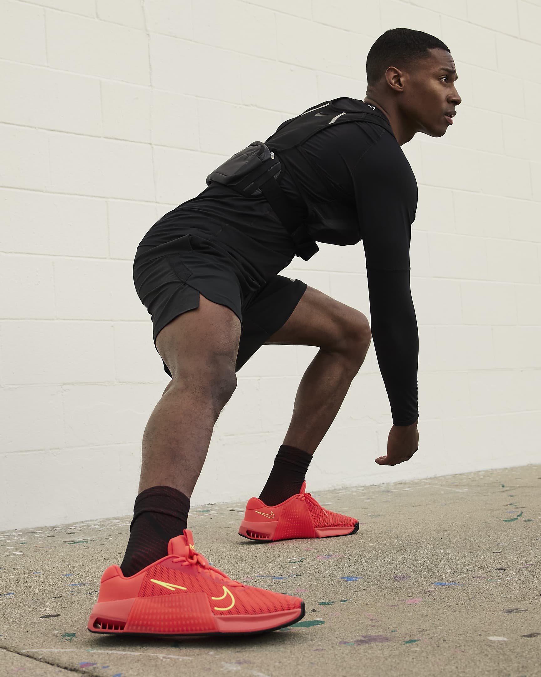 Tenis de entrenamiento para hombre Nike Metcon 9 - Carmesí brillante/Negro/Volt