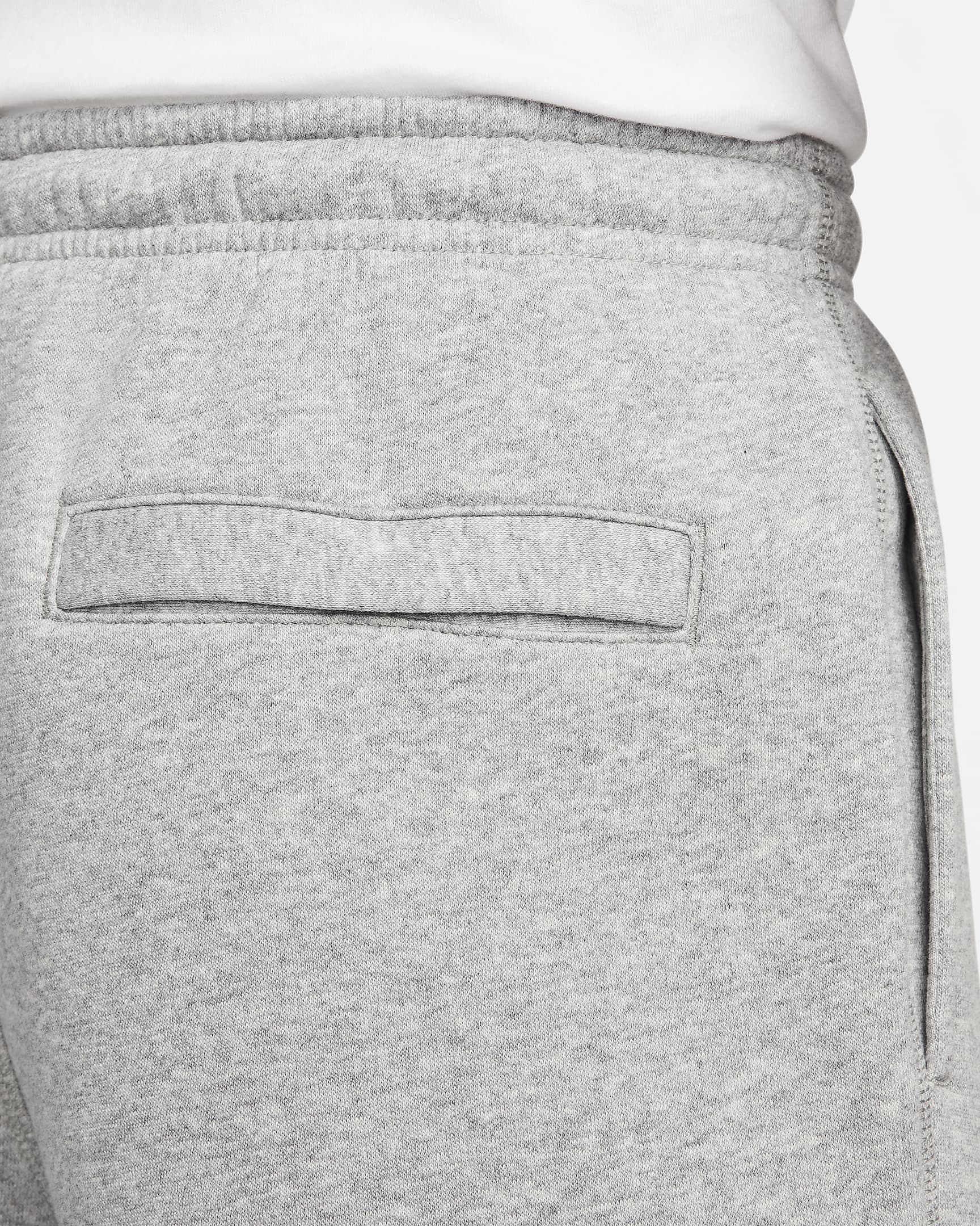 Nike Club Fleece Men's Fleece Joggers - Dark Grey Heather/Light Smoke Grey/Safety Orange