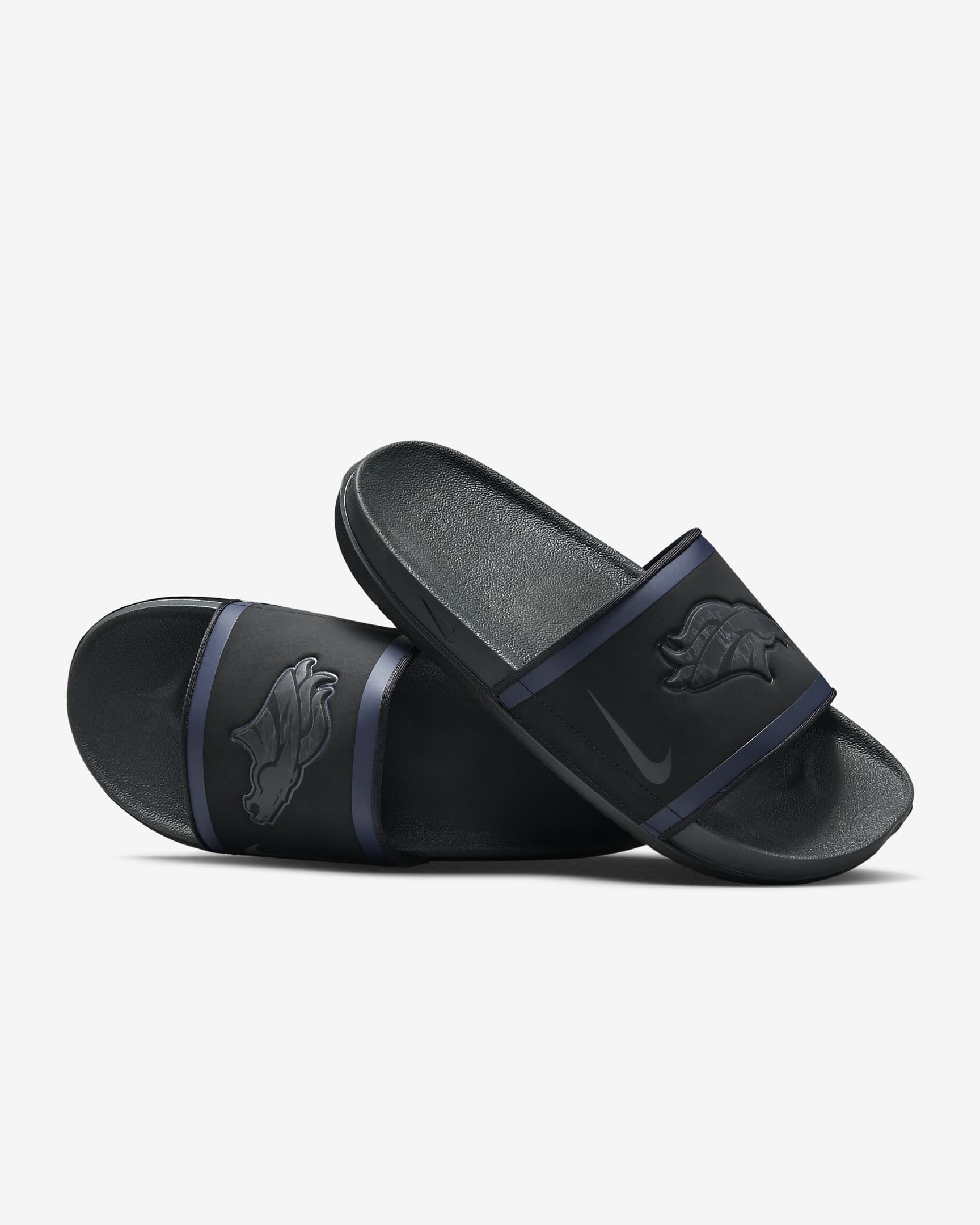 Nike Offcourt (NFL Denver Broncos) Slide - Black/Brilliant Orange/College Navy/Anthracite