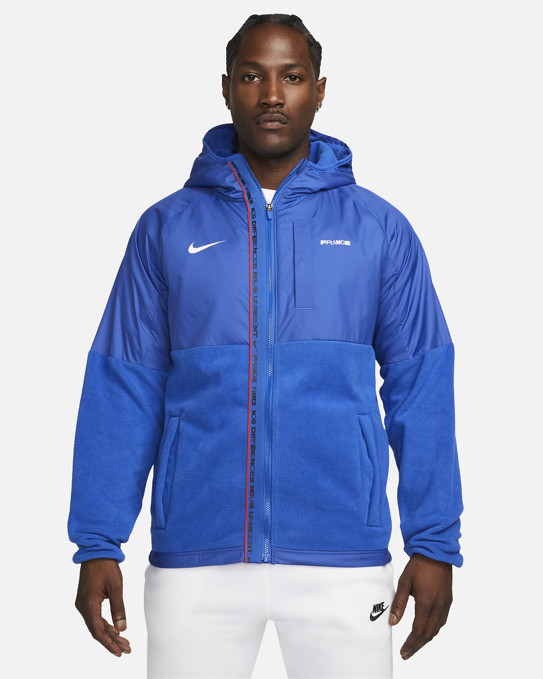 FFF AWF Men's Winterized Full-Zip Football Jacket. Nike BG