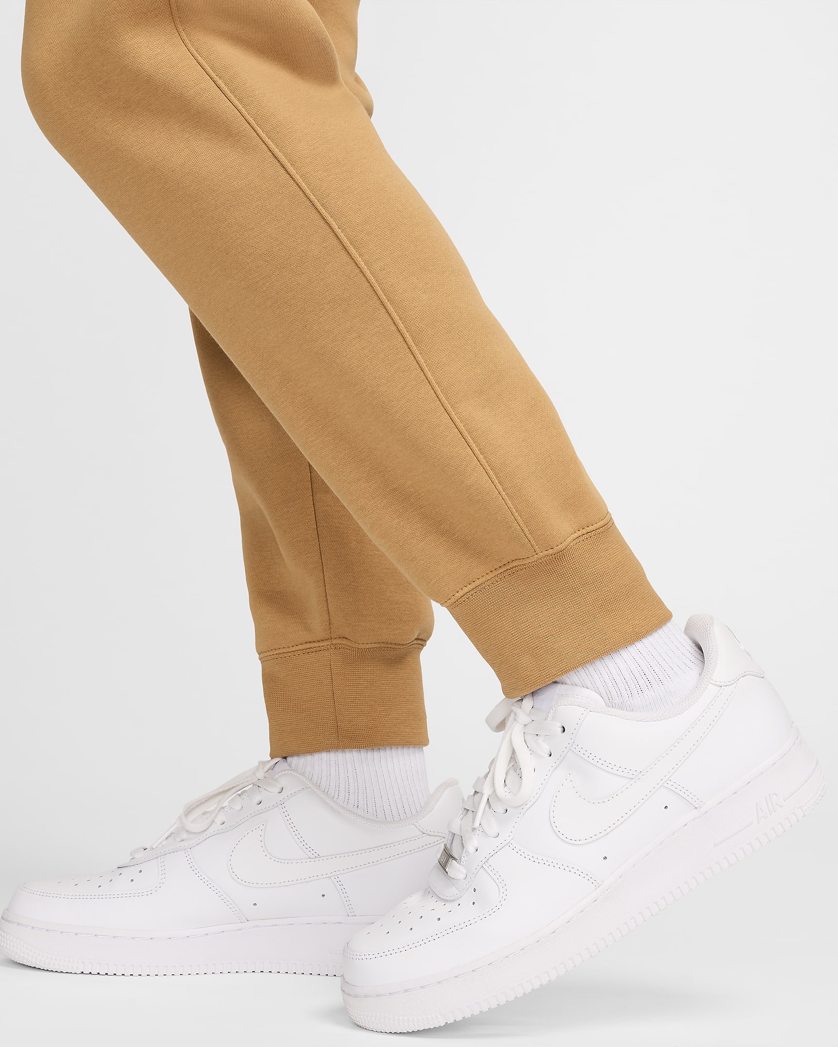 Pantaloni jogger Nike Sportswear Club Fleece - Flax/Flax/Bianco