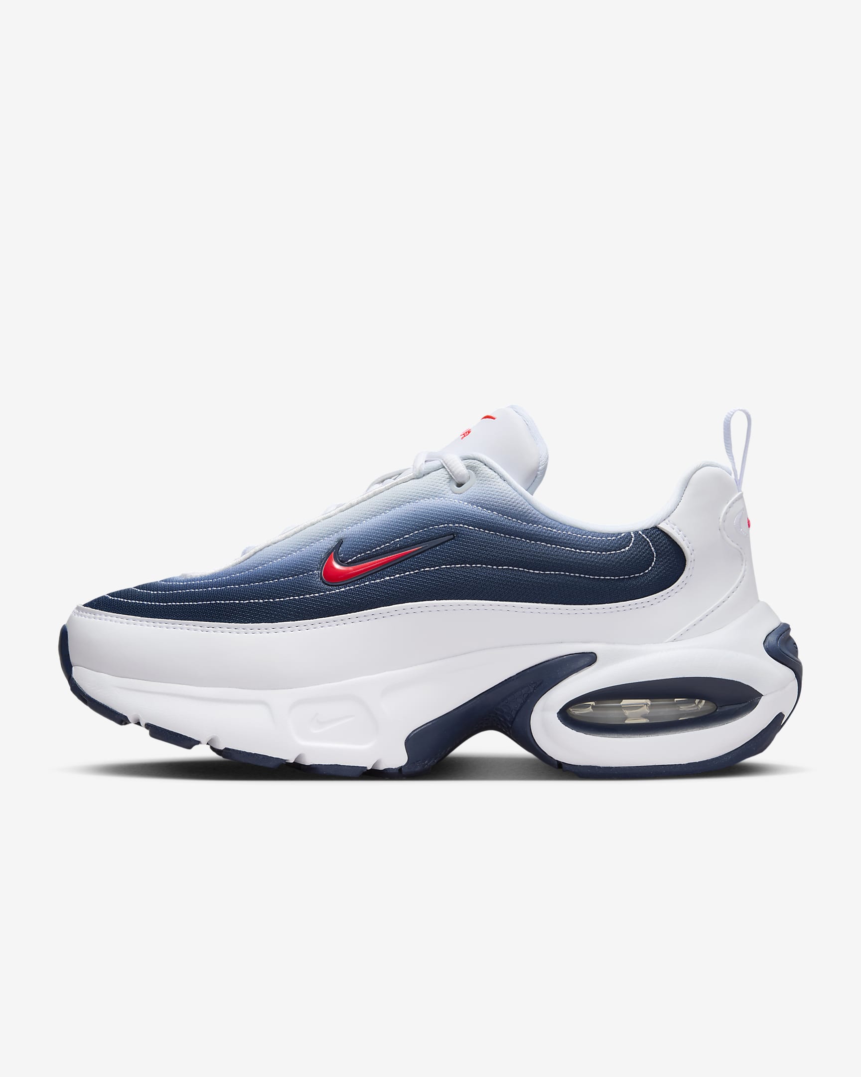 Nike Air Max Portal Women's Shoes - White/Midnight Navy/Bright Crimson