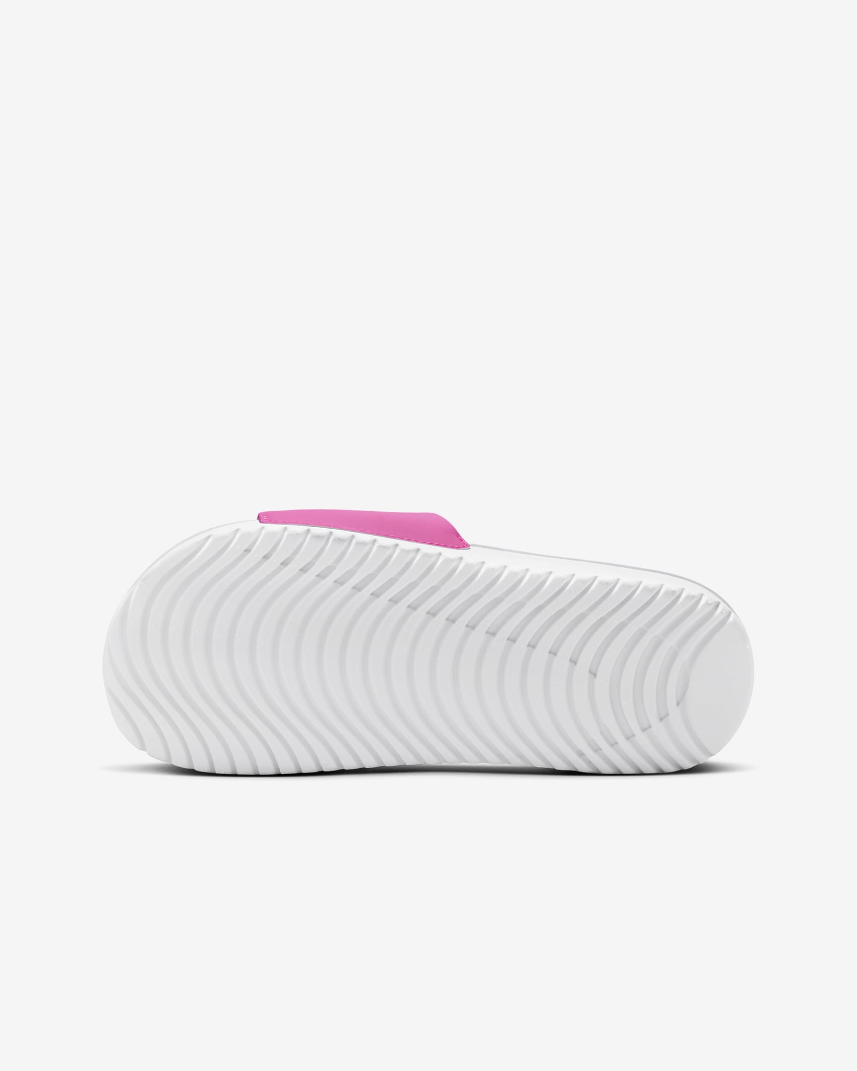 Pantofle Nike Kawa pro malé a větší děti - Laser Fuchsia/Bílá/Černá