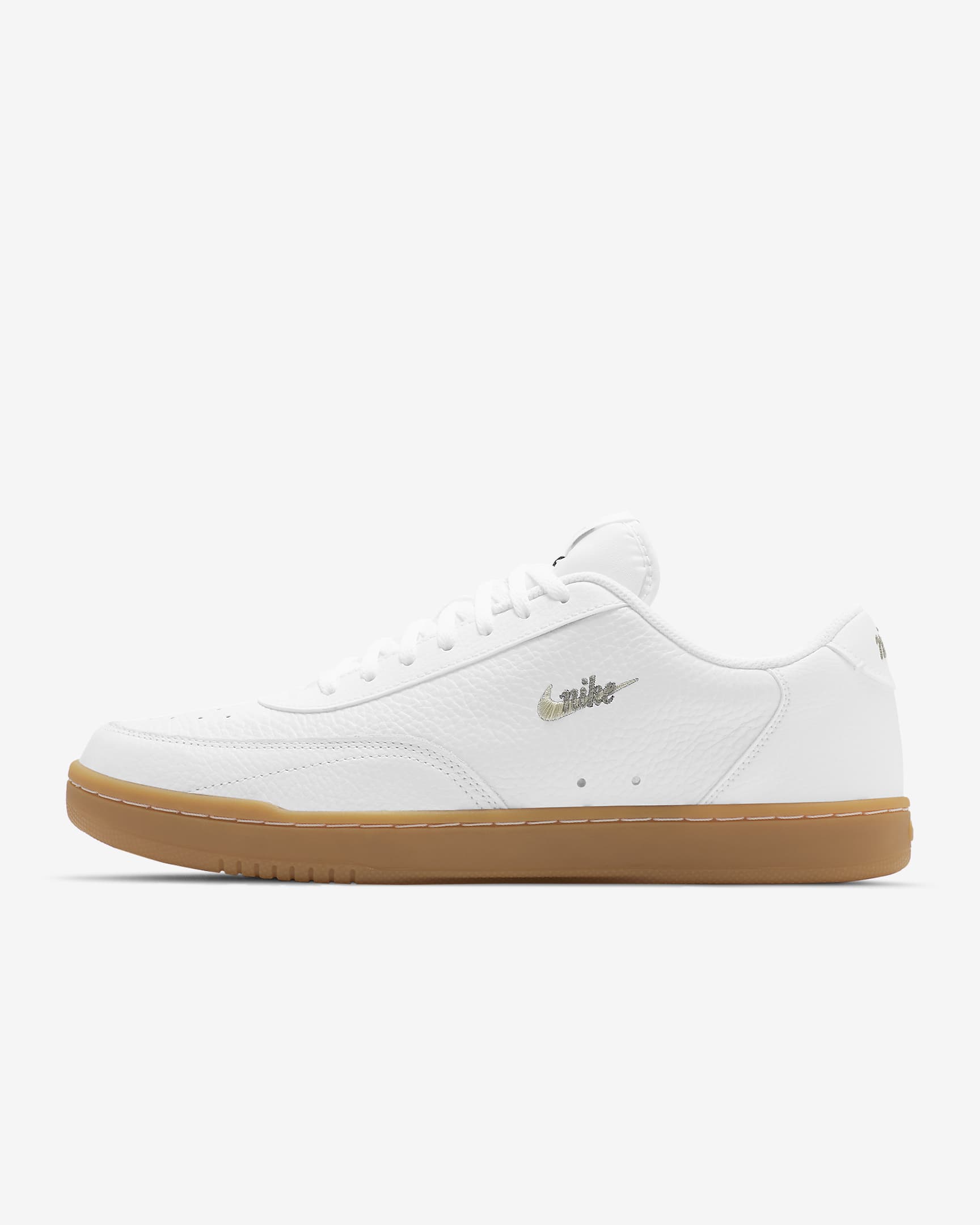 Sapatilhas Nike Court Vintage Premium para homem - Branco/Enigma Stone/Castanho Gum claro/Fossil