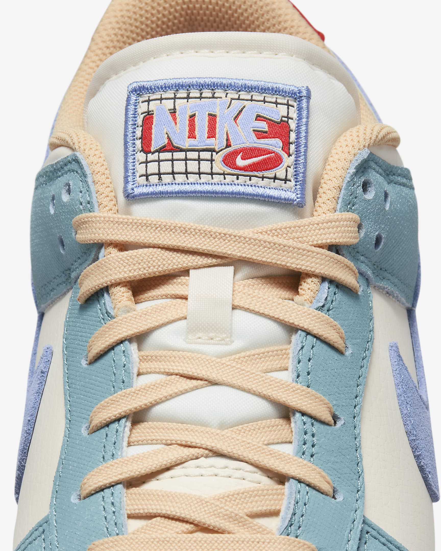 Nike Dunk Low Premium Shoes - Pale Ivory/Denim Turquoise/Light Crimson/Royal Pulse