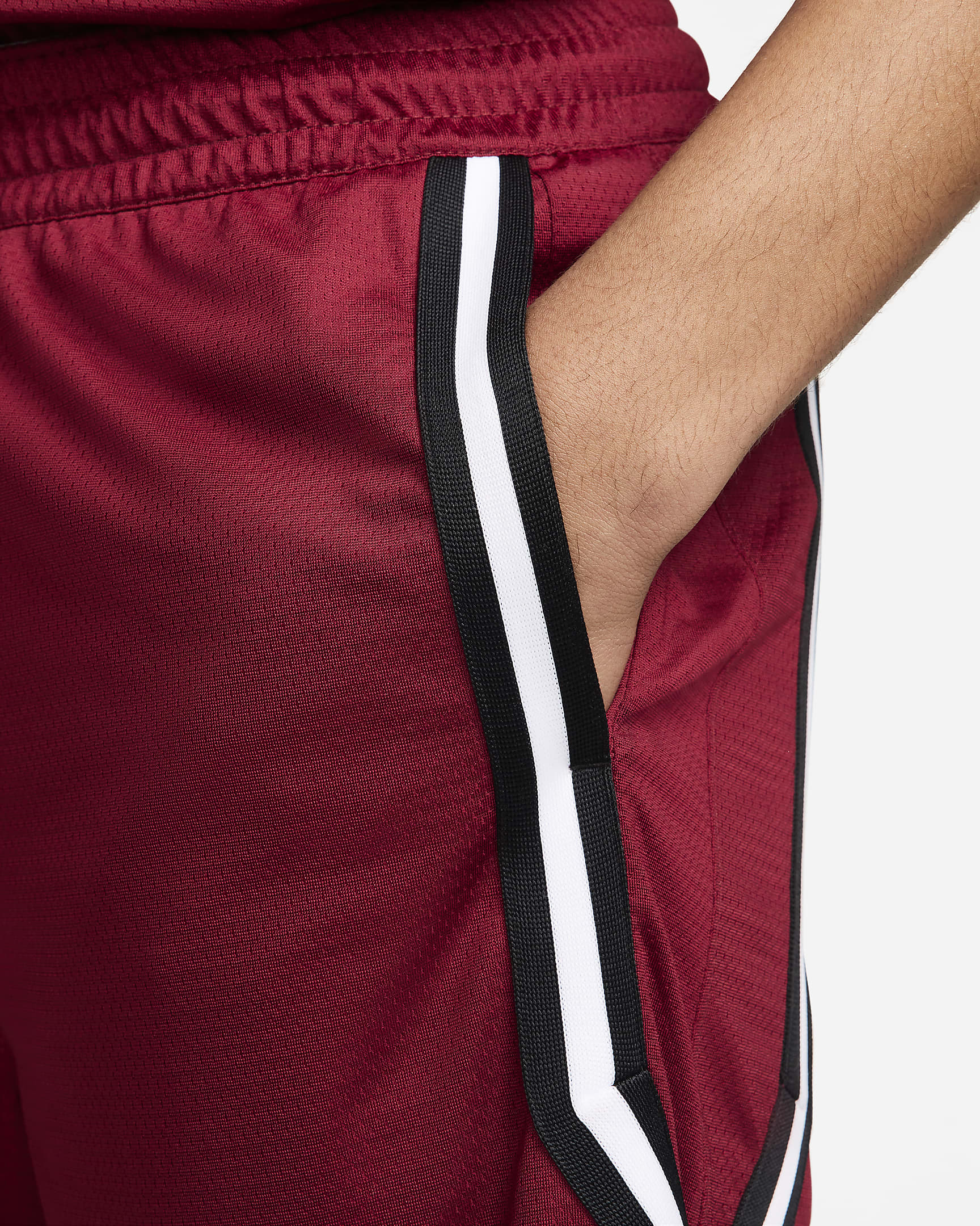 Nike DNA Crossover Dri-FIT basketbalshorts voor heren (21 cm) - Team Red/Zwart