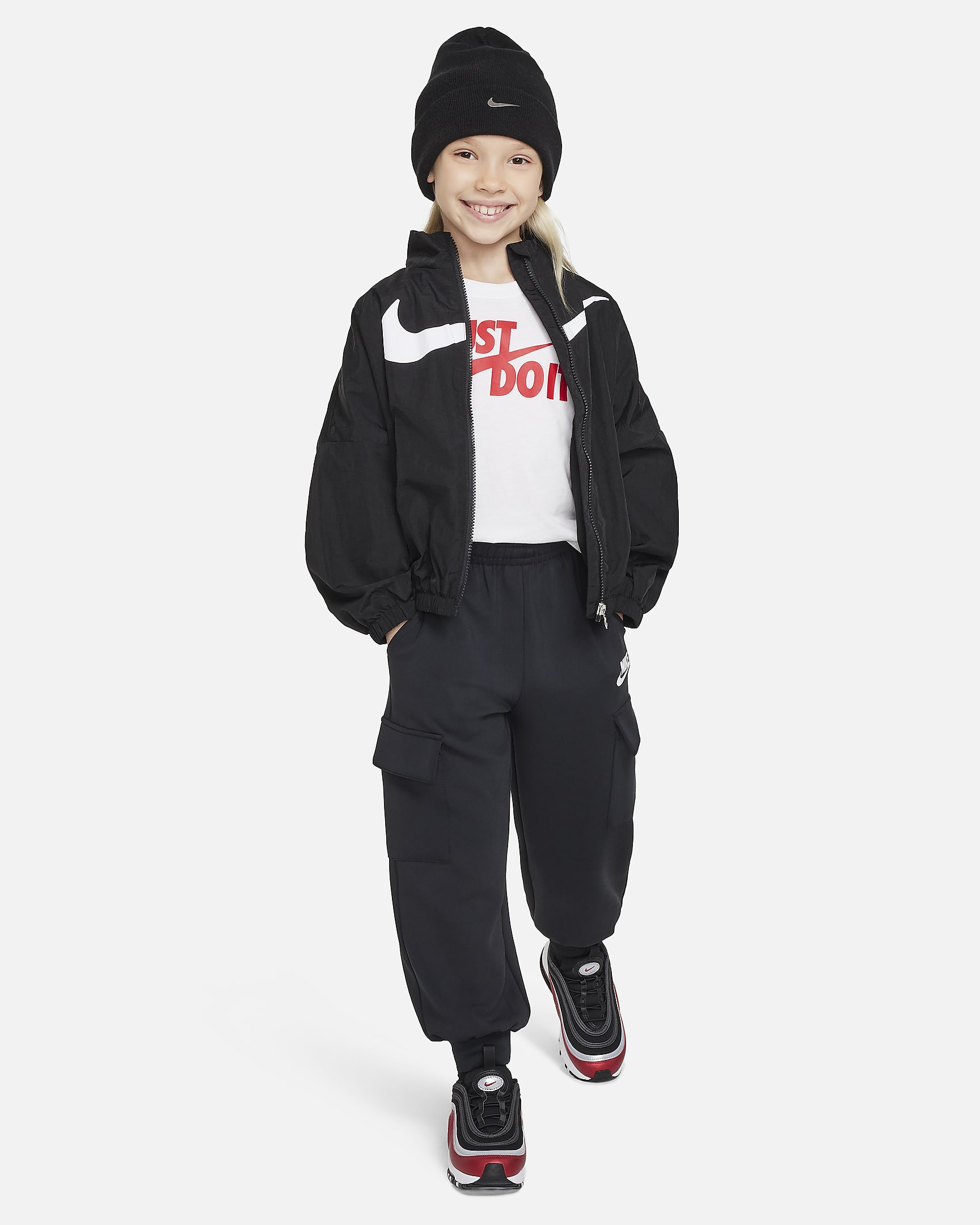 Nike Swoosh Little Kids' Jacket - Black