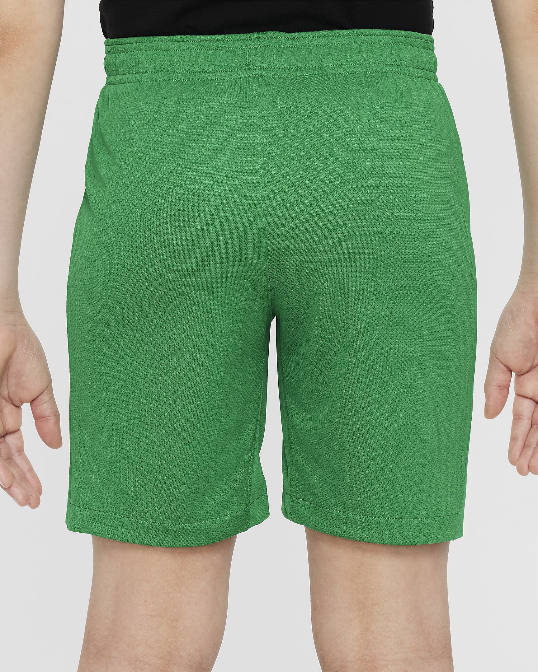 Primera i segona equipació Stadium VfL Wolfsburg 2024/25 Pantalons curts de futbol de rèplica Nike Dri-FIT - Nen/a - Lucky Green/Blanc/Sub Lime