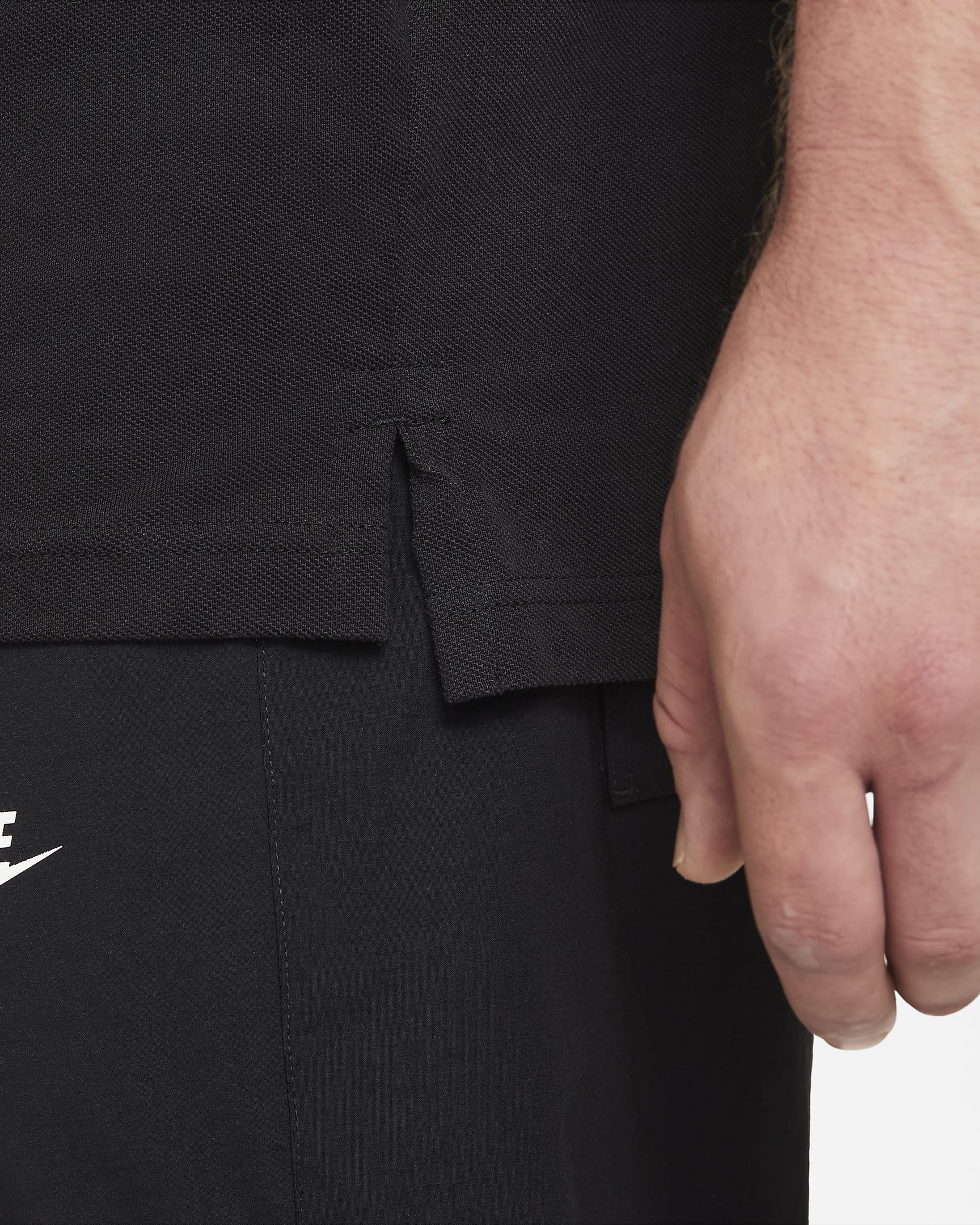 Nike Sportswear Men's Polo - Black/White