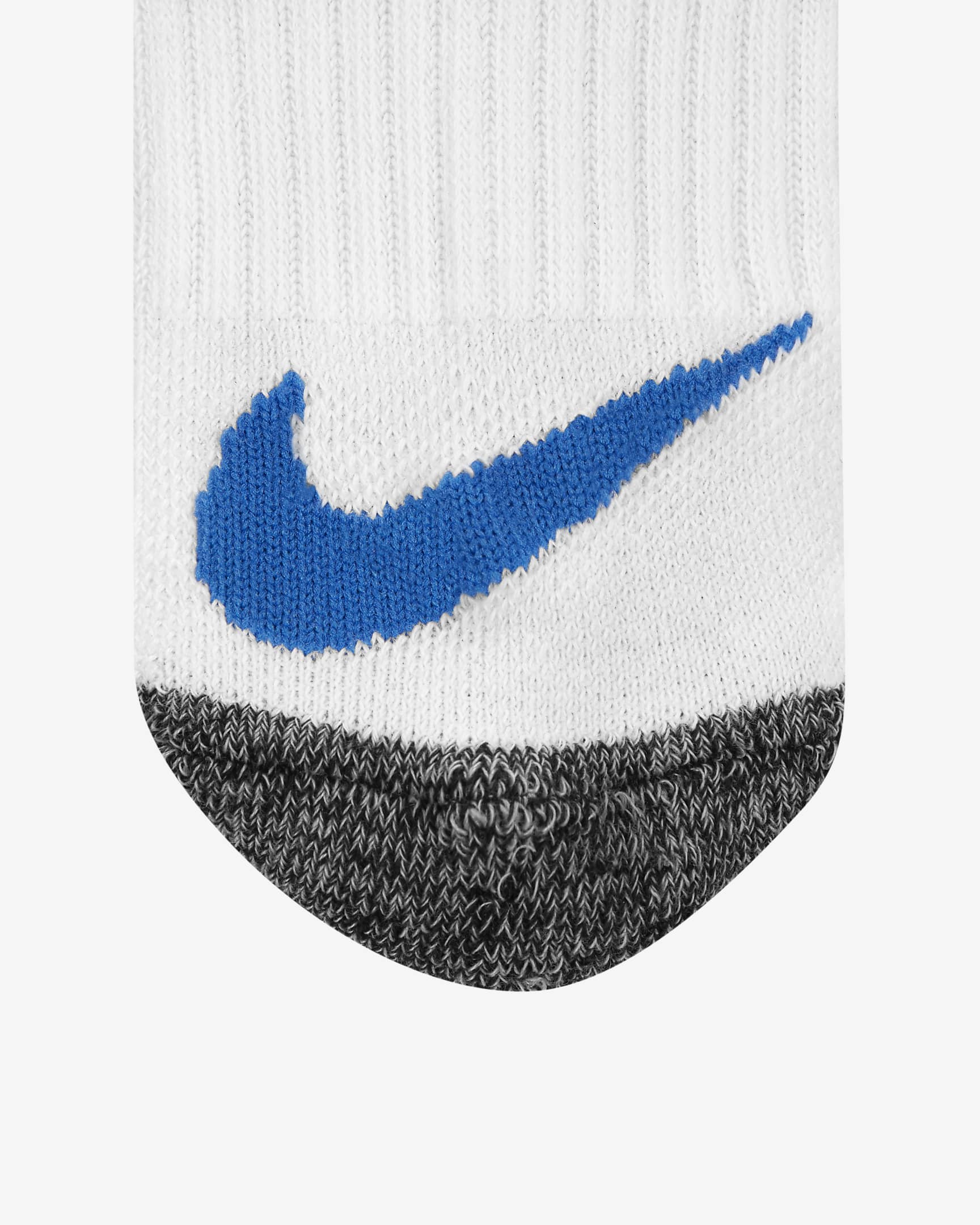 Nike Kids' Cushioned No-Show Socks (6-Pack) - White