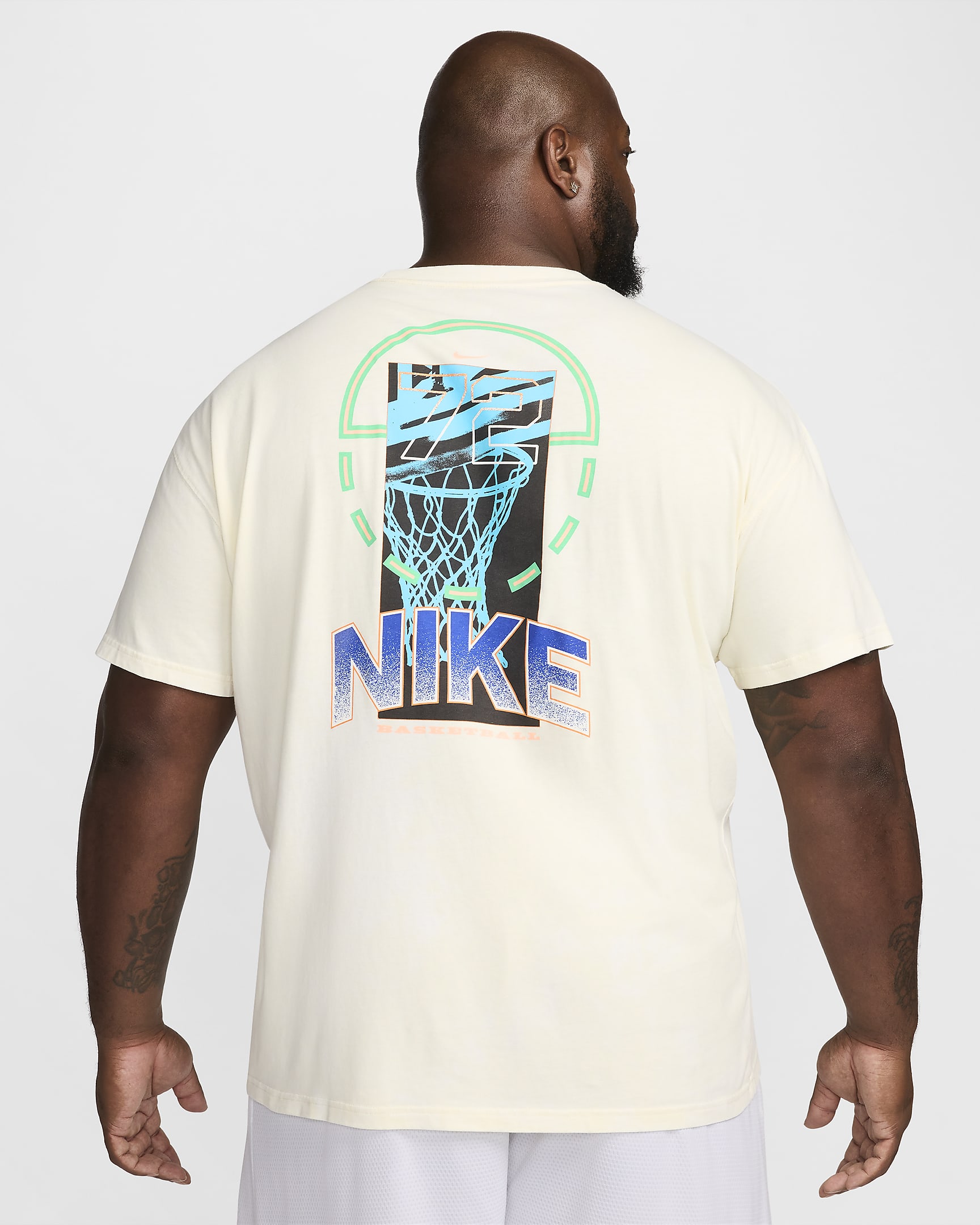 T-shirt de basket Max90 Nike pour homme - Coconut Milk