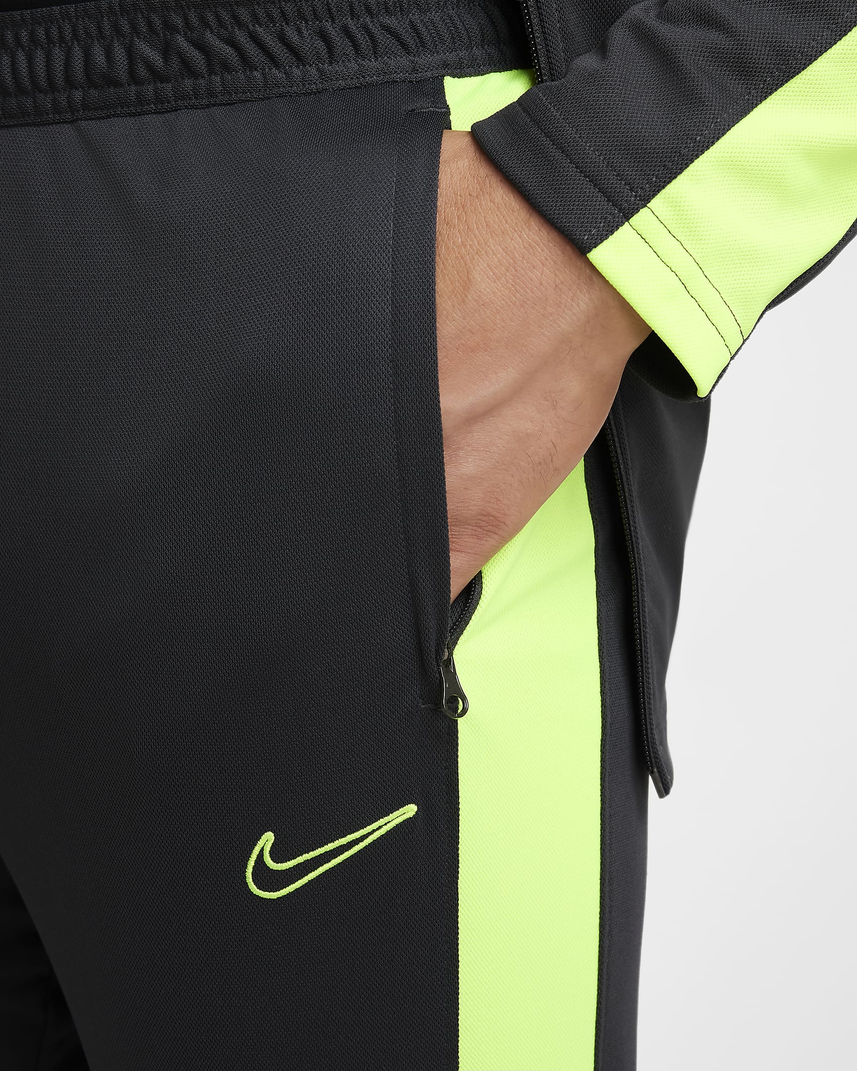 Nike Academy Men's Dri-FIT Football Tracksuit - Anthracite/Volt/Volt