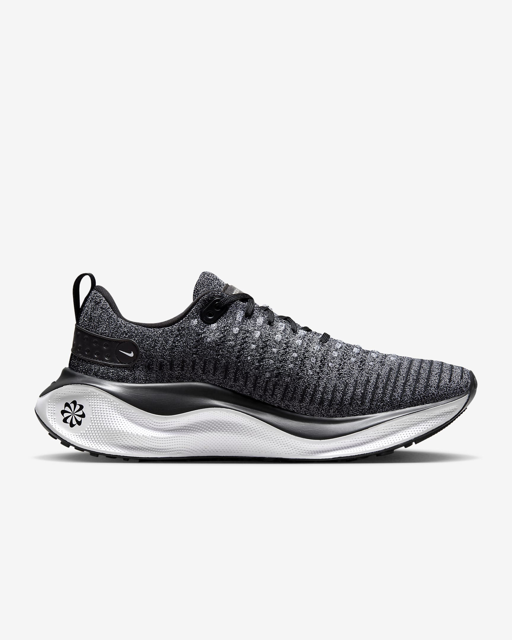 Nike InfinityRN 4 Men's Road Running Shoes - Black/White/Black