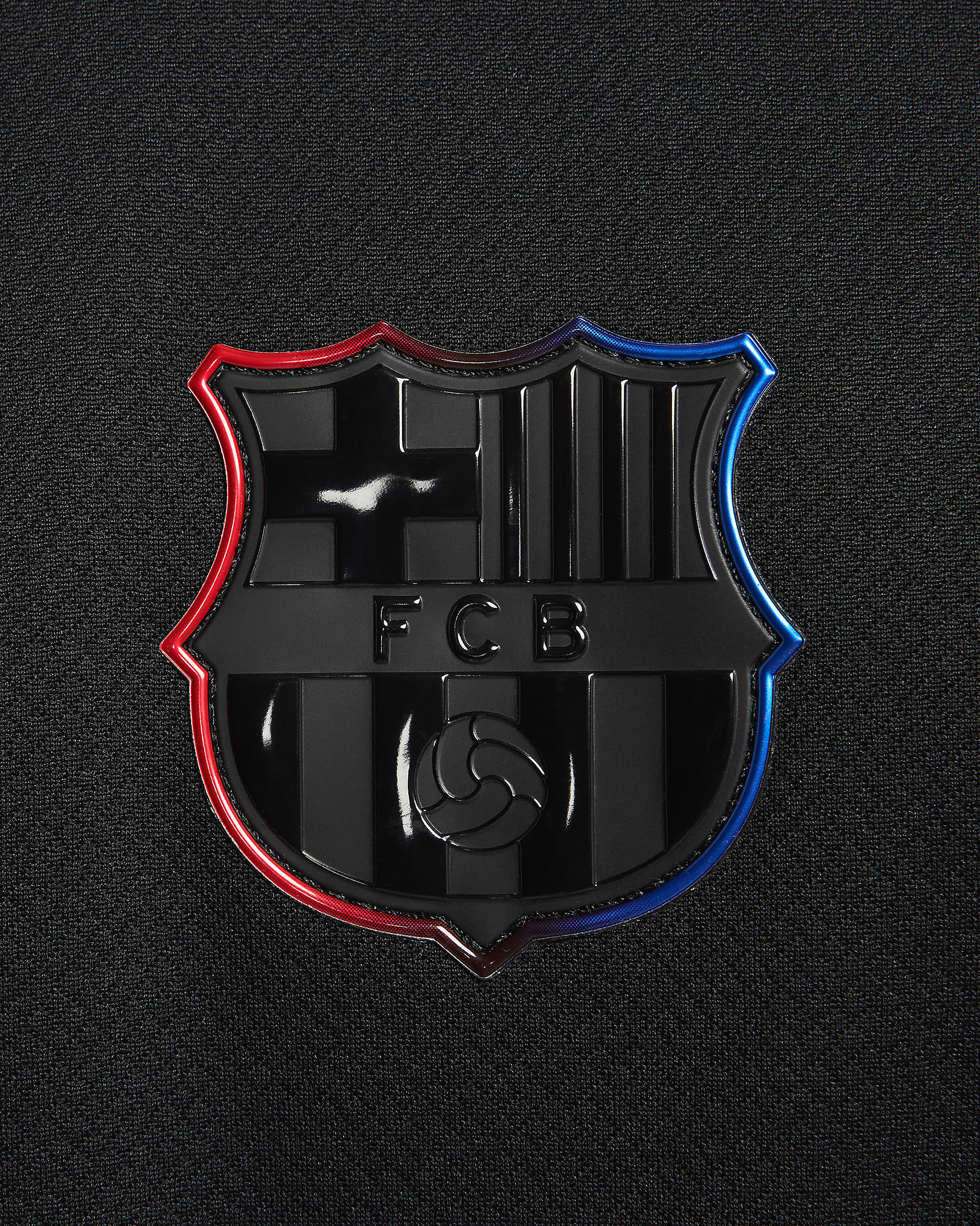 FC Barcelona 2024/25 Stadium Away Men's Nike Dri-FIT Soccer Replica Jersey - Black/University Red/Hyper Royal/Black