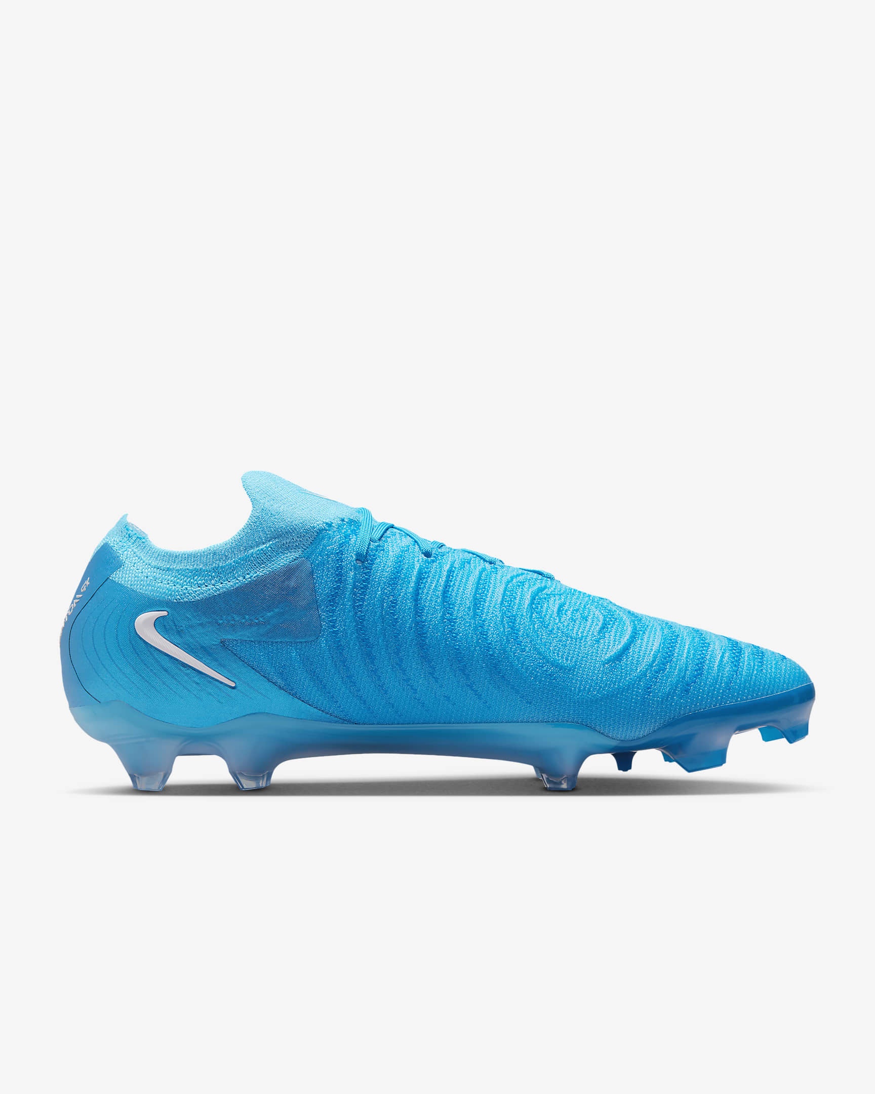 Nike Phantom GX 2 Elite FG alacsony szárú, stoplis futballcipő - Blue Fury/Fehér