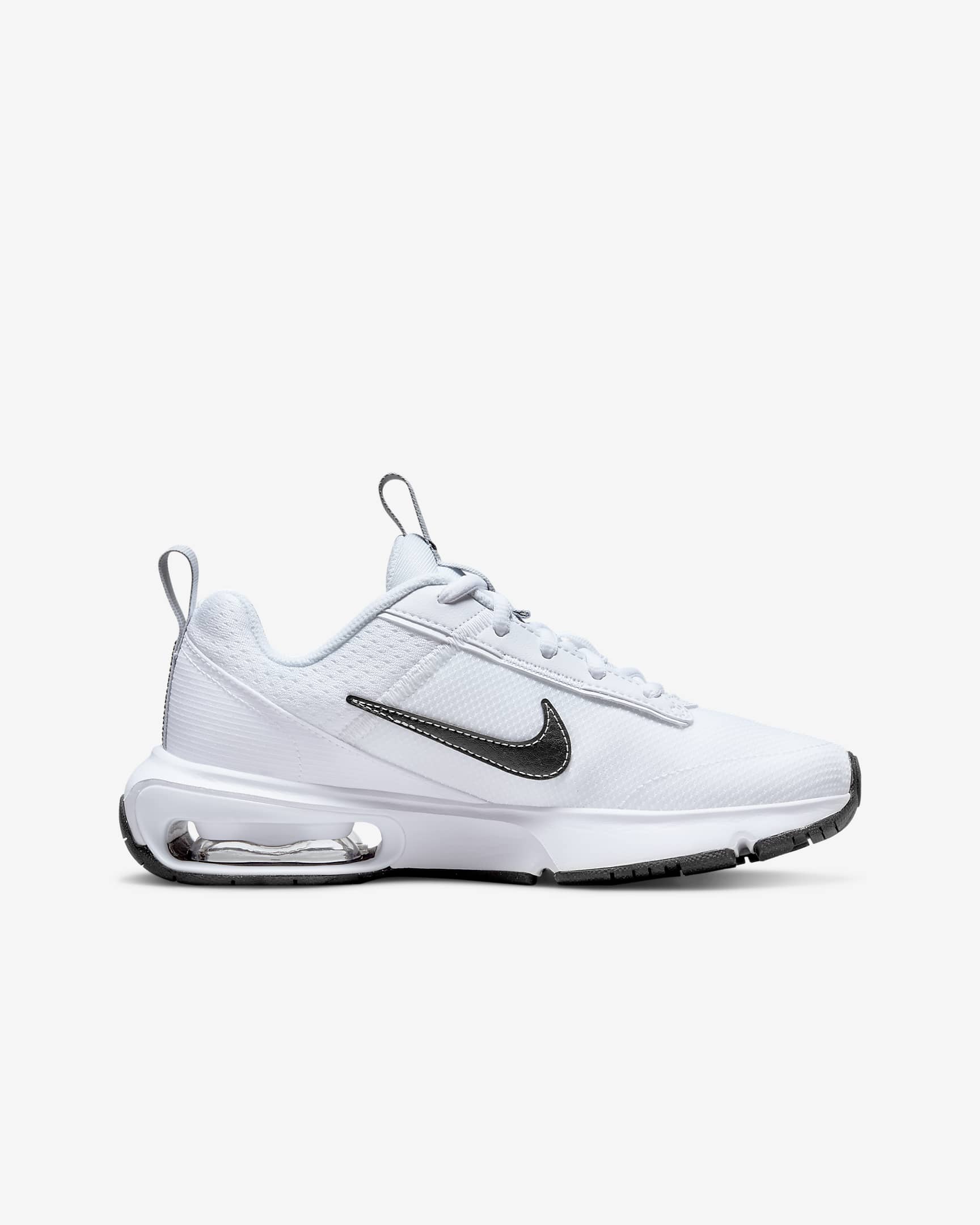 Tenis para niños grandes Nike Air Max INTRLK Lite - Blanco/Polvo fotón/Gris lobo/Negro