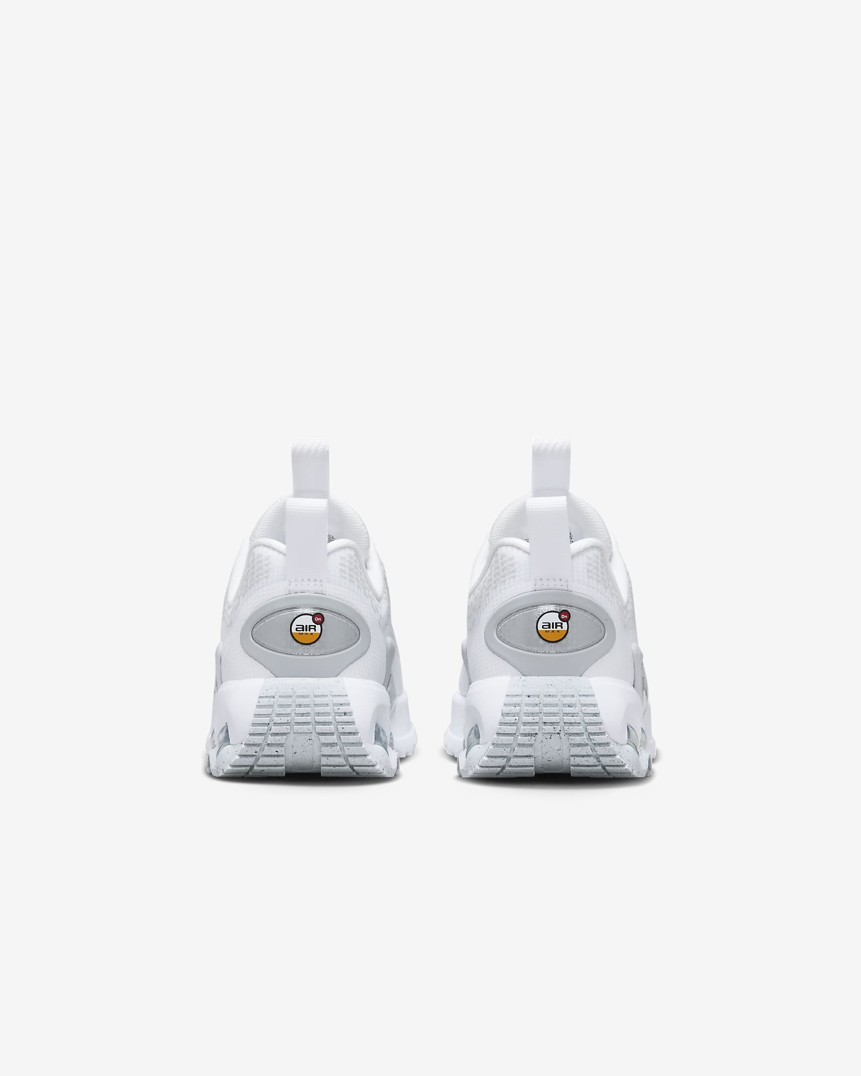 Nike Air Max Dn Little Kids' Shoes - White/White/Metallic Silver/White