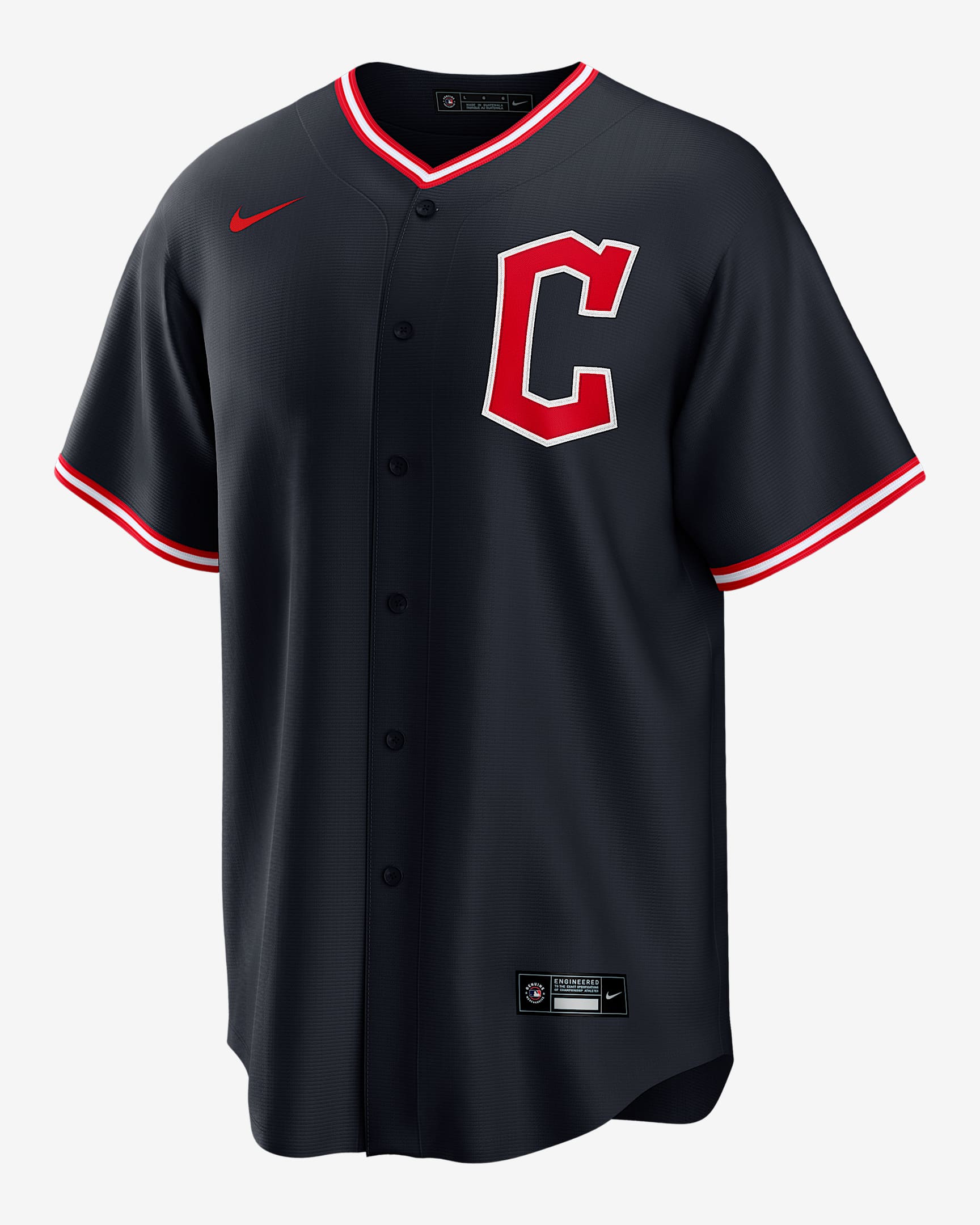Steven Kwan Cleveland Guardians Men's Nike MLB Replica Jersey - Navy