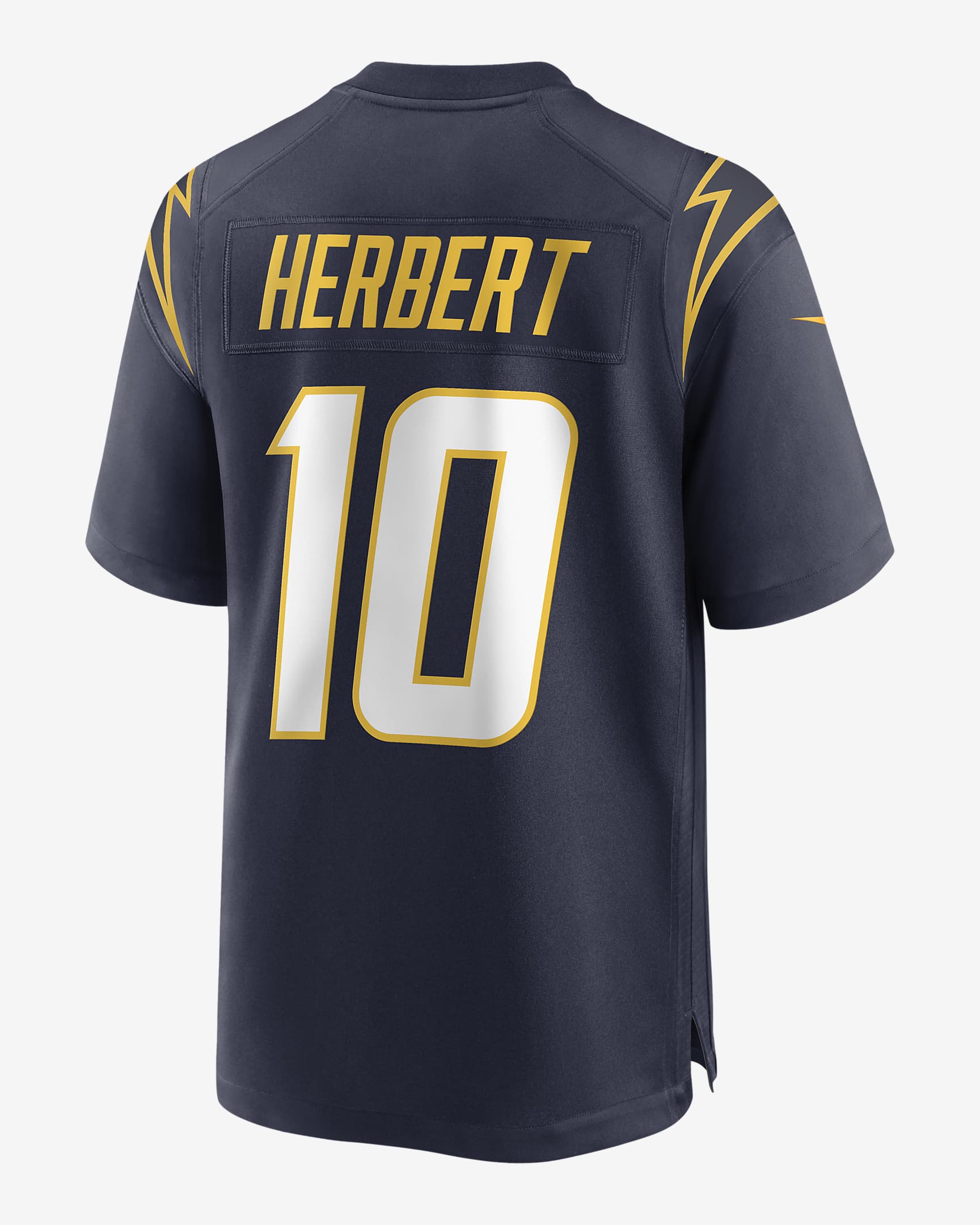 NFL Los Angeles Chargers (Justin Herbert) Men's Game Football Jersey ...