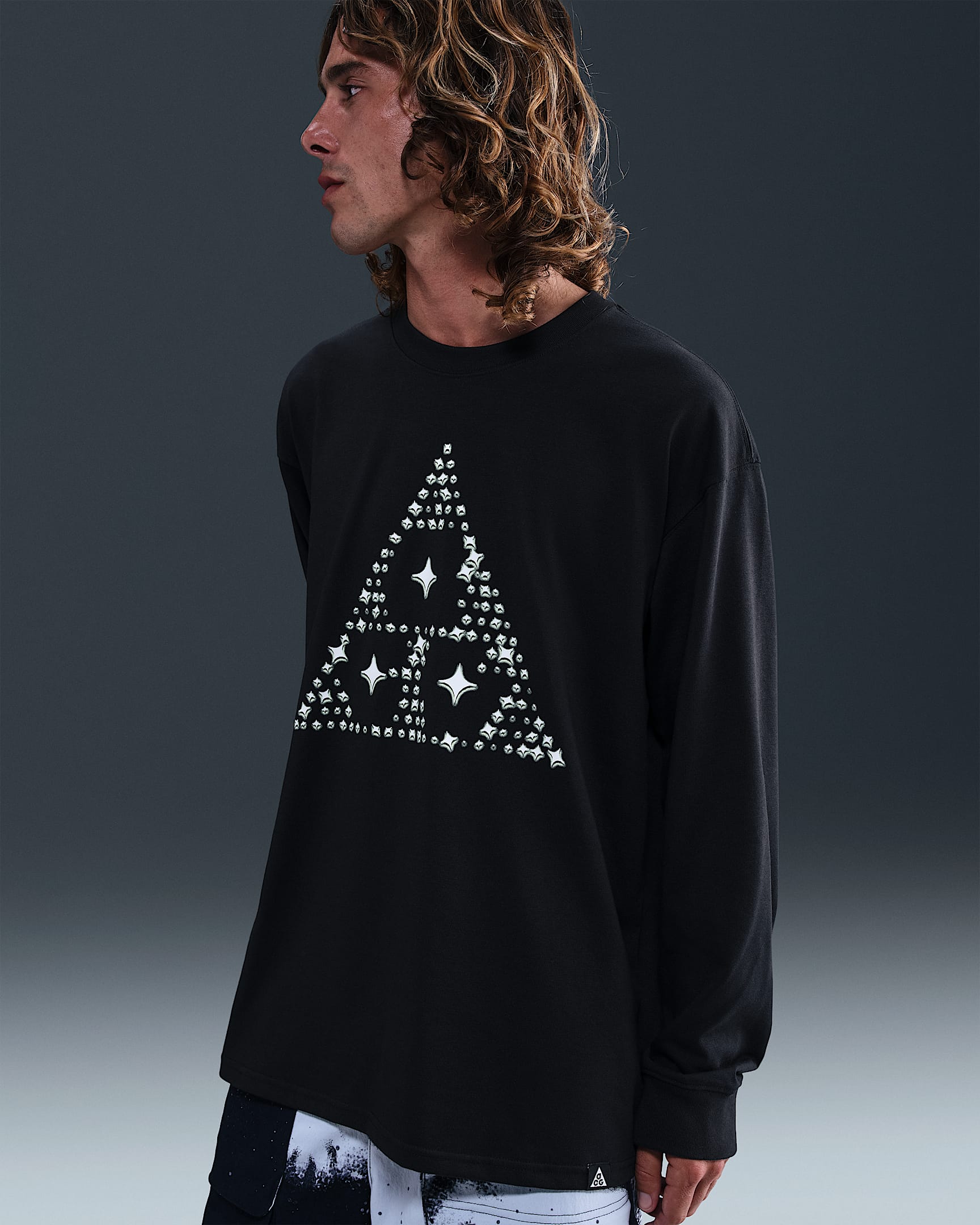 Playera para hombre Nike ACG - Negro