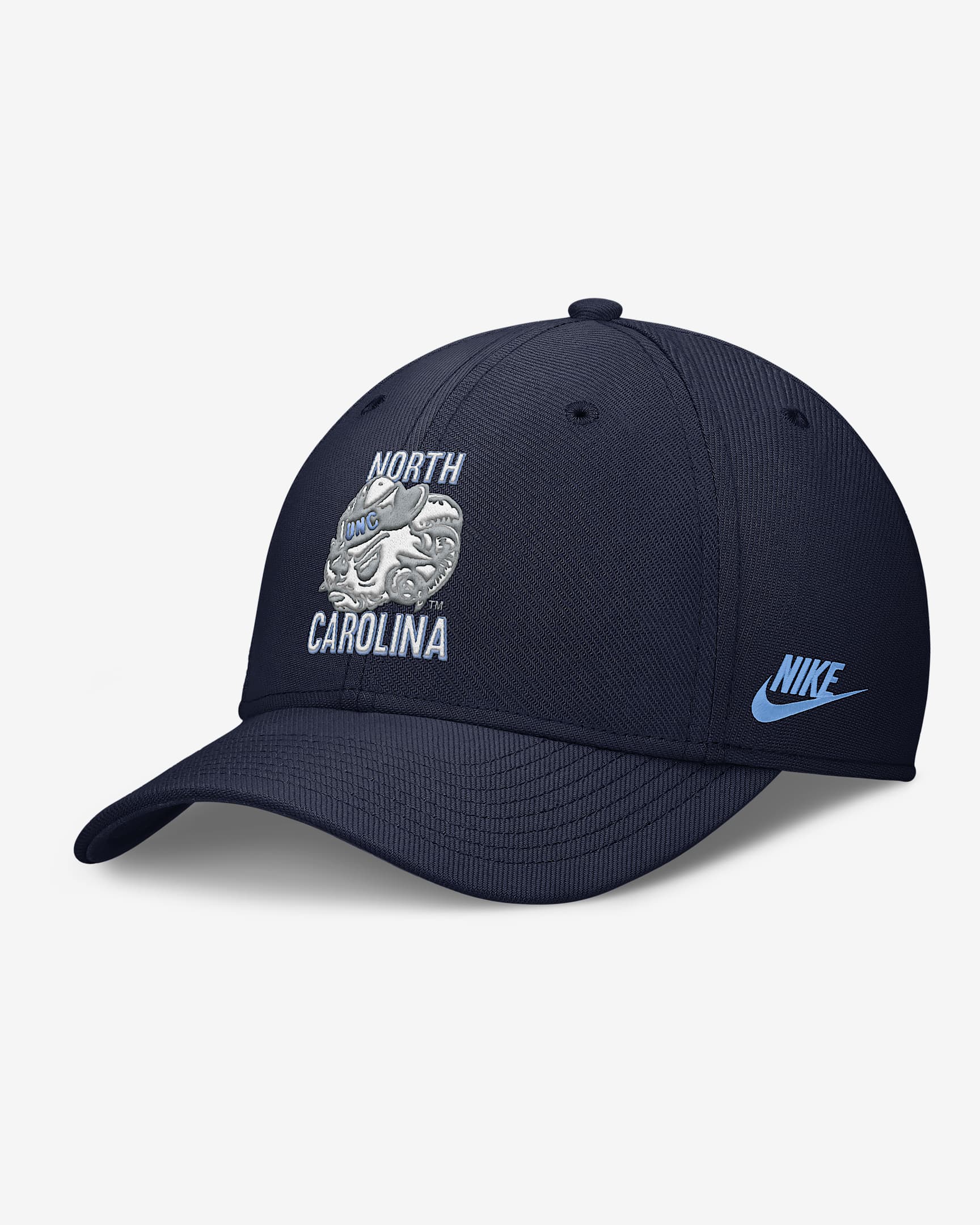 North Carolina Primetime Rise Academic Men's Nike Dri-FIT College Hat - Navy