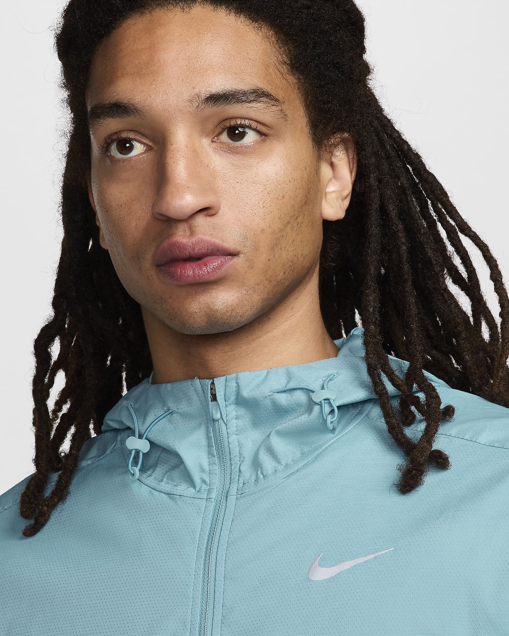 Nike Windrunner Repel hardloopjack voor heren - Denim Turquoise/Denim Turquoise