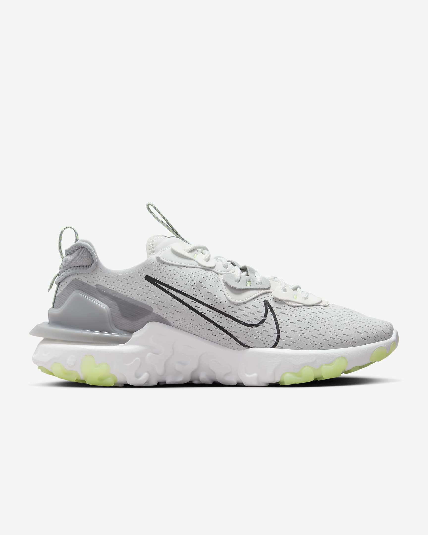 Nike React Vision Schuh (Herren) - Photon Dust/Barely Volt/Summit White/Schwarz