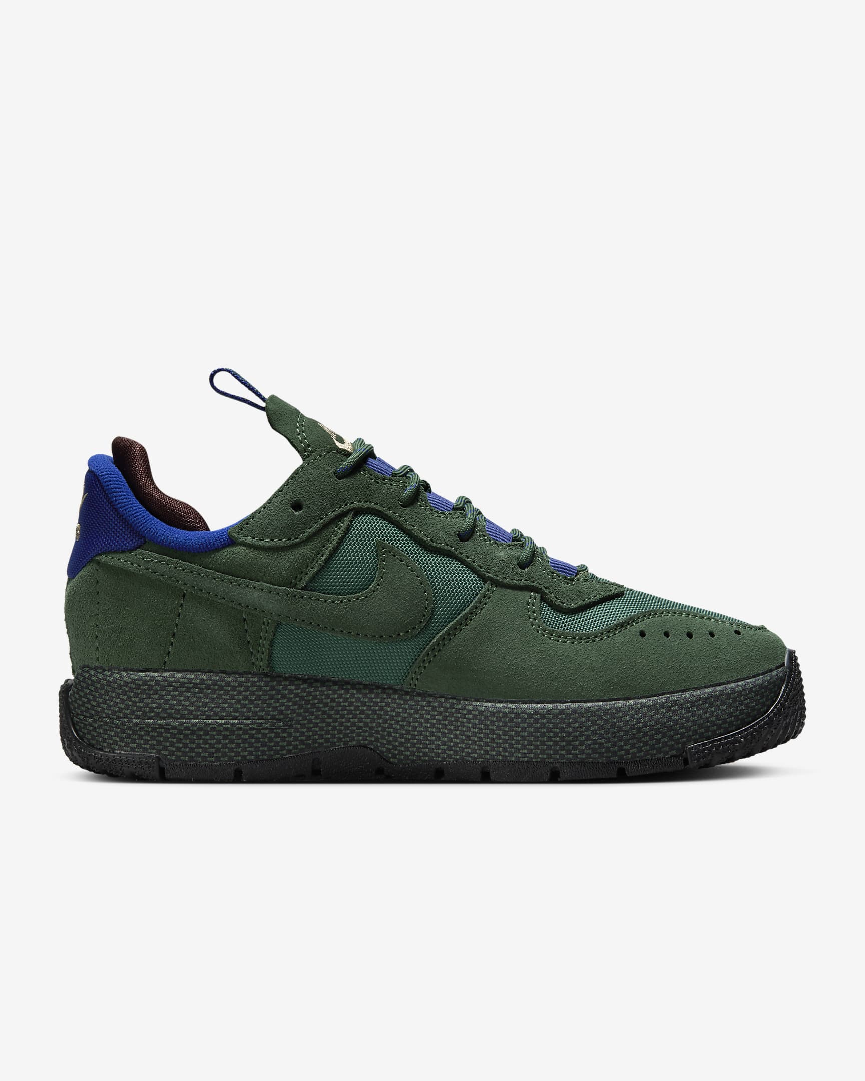 Nike Air Force 1 Wild Women's Shoes - Fir/Earth/Deep Royal Blue/Fir