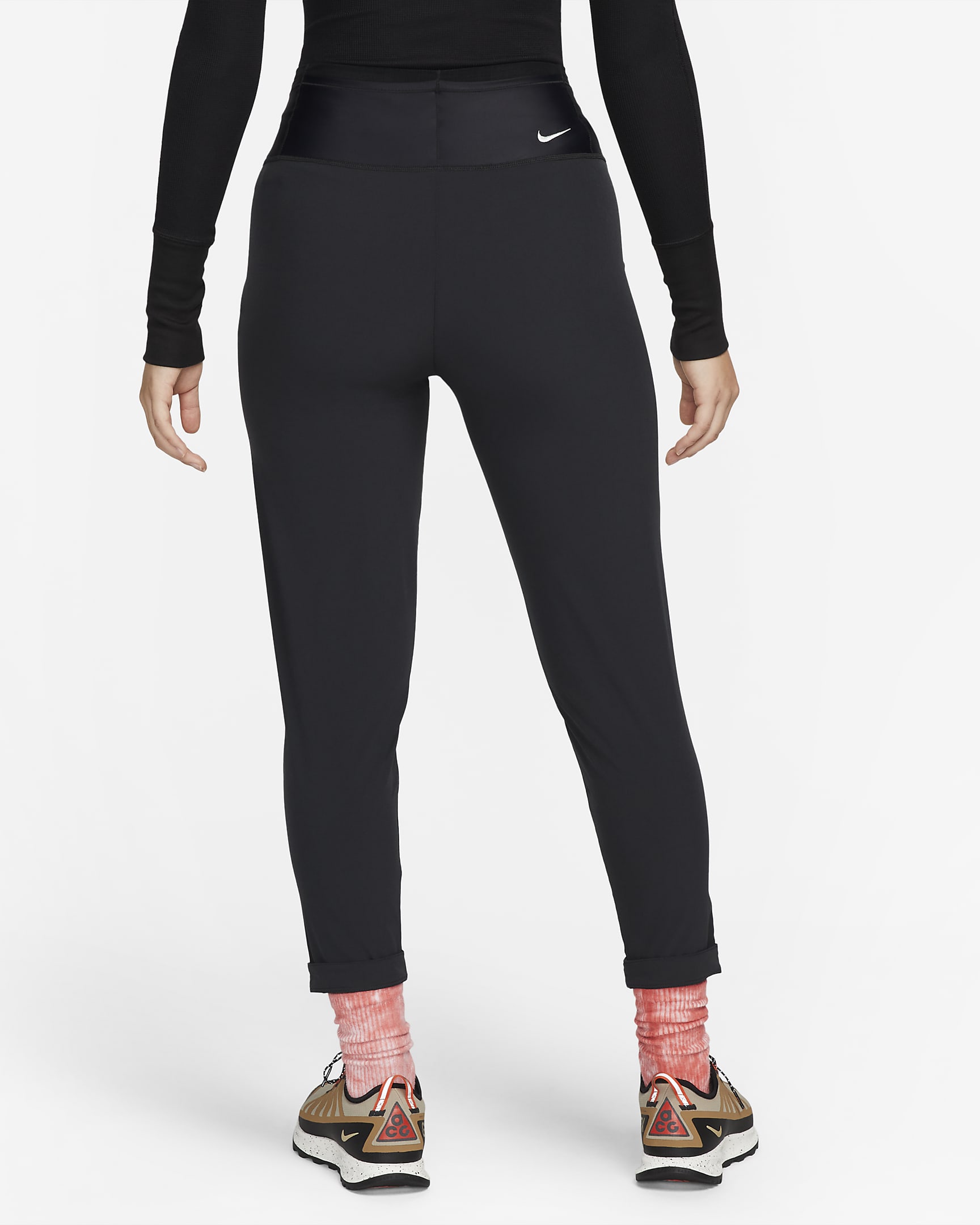 Nike ACG Dri-FIT 'New Sands' Women's High-Waisted Trousers - Black/Summit White