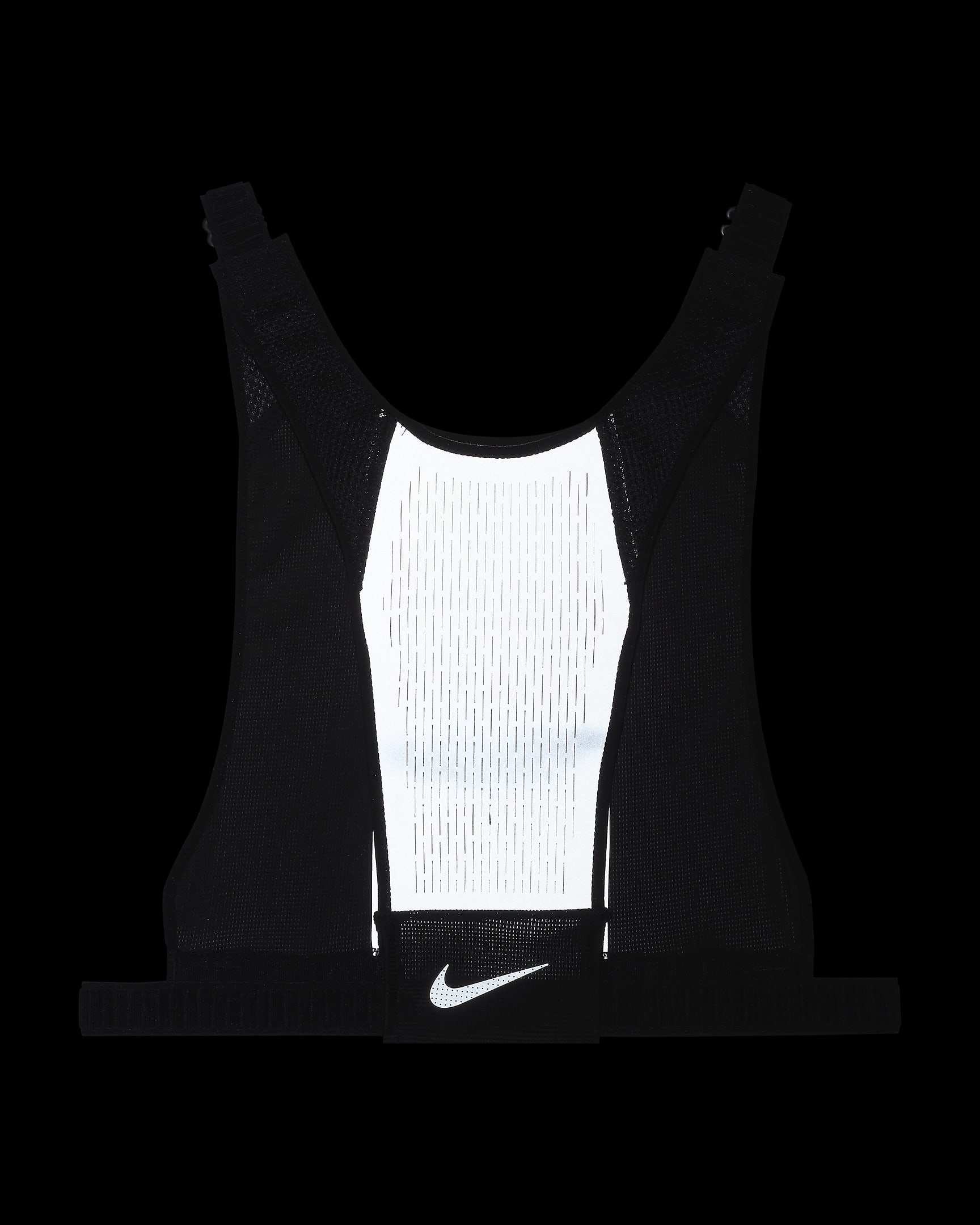 Nike Running Bib - Black/Silver/Silver