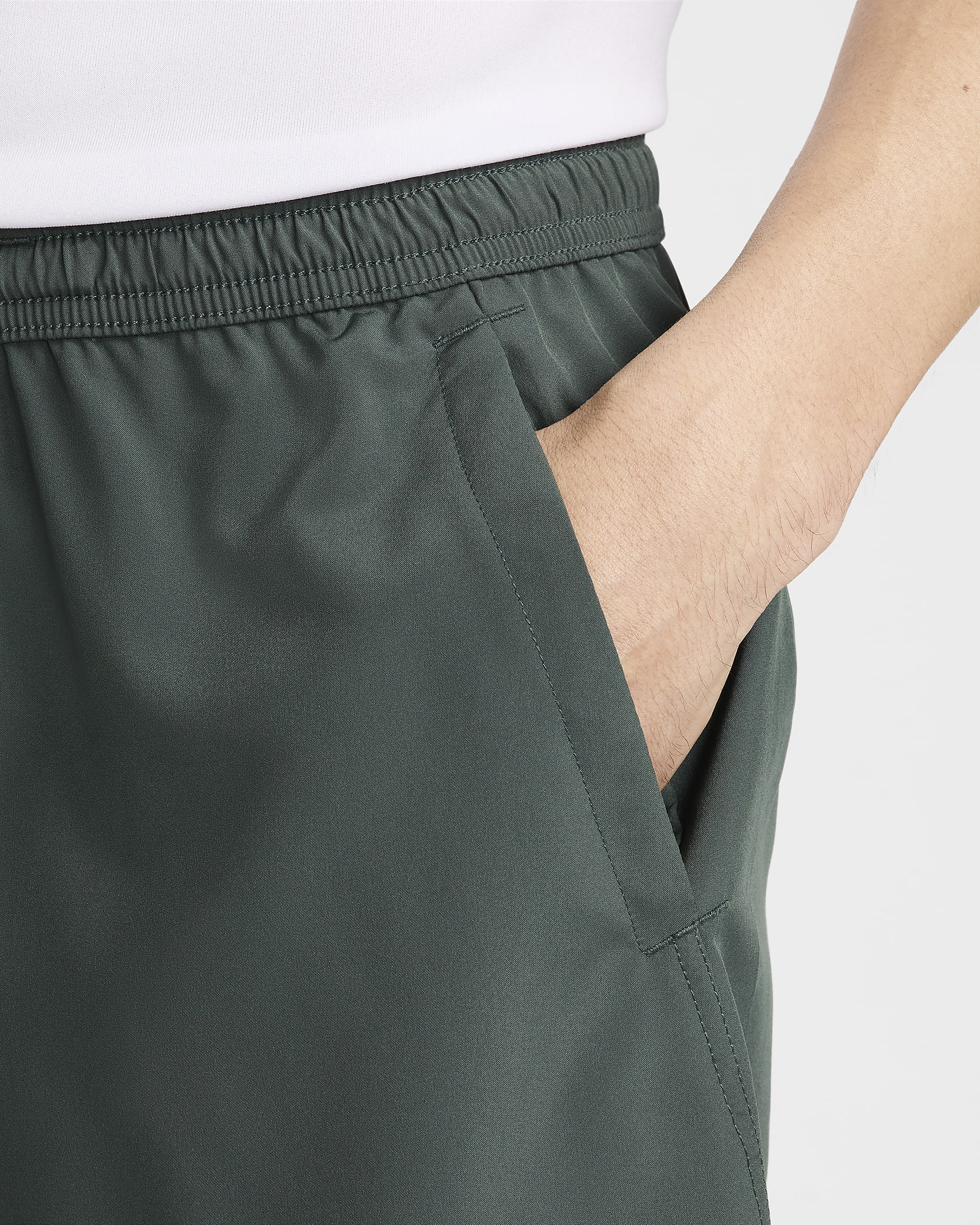 Nike Form Men's Dri-FIT 9" Unlined Versatile Shorts - Vintage Green/Black