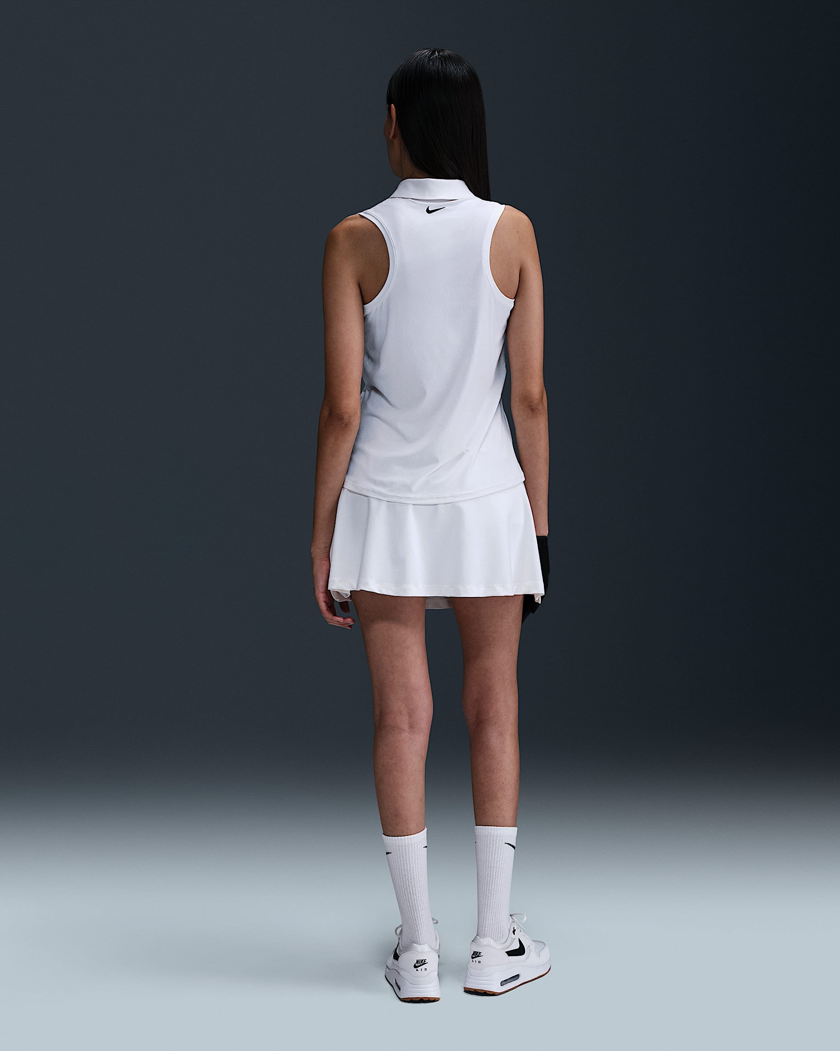 nike sleeveless polo women's