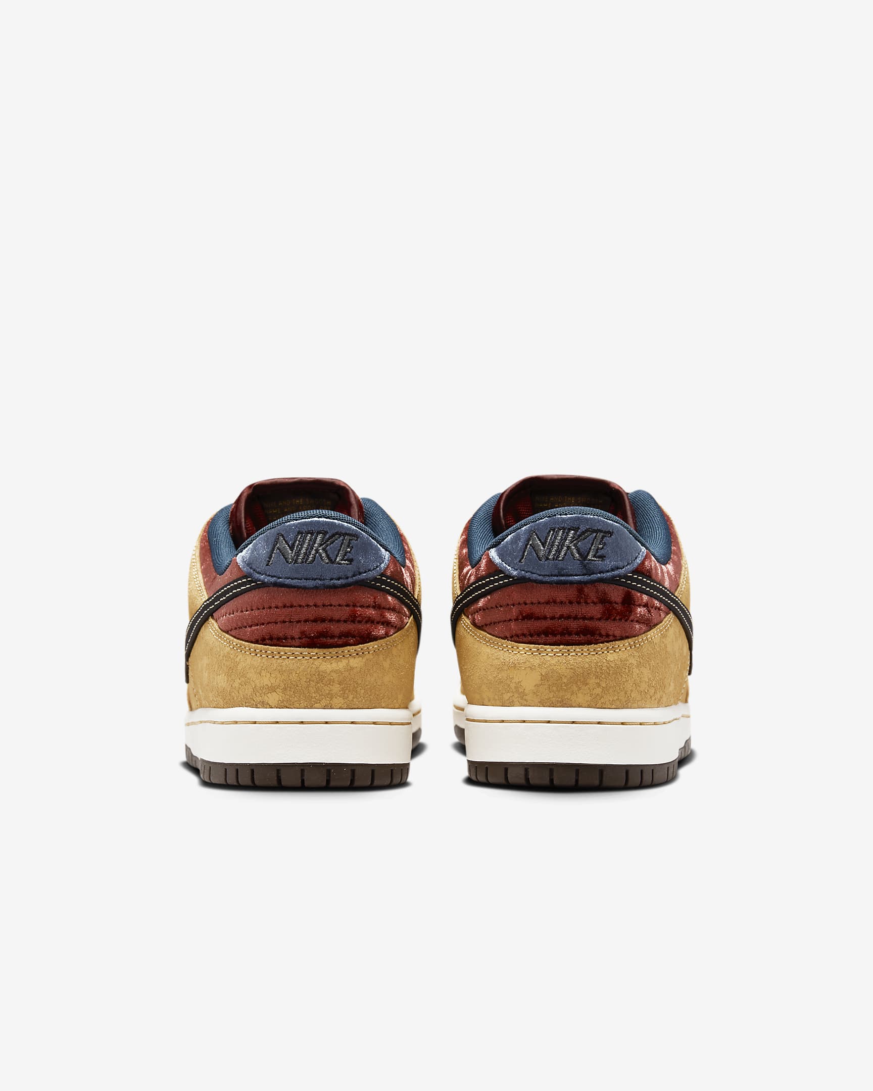 Nike SB Dunk Low Pro Skate Shoes - Celestial Gold/Dark Team Red/Armory Navy/Black