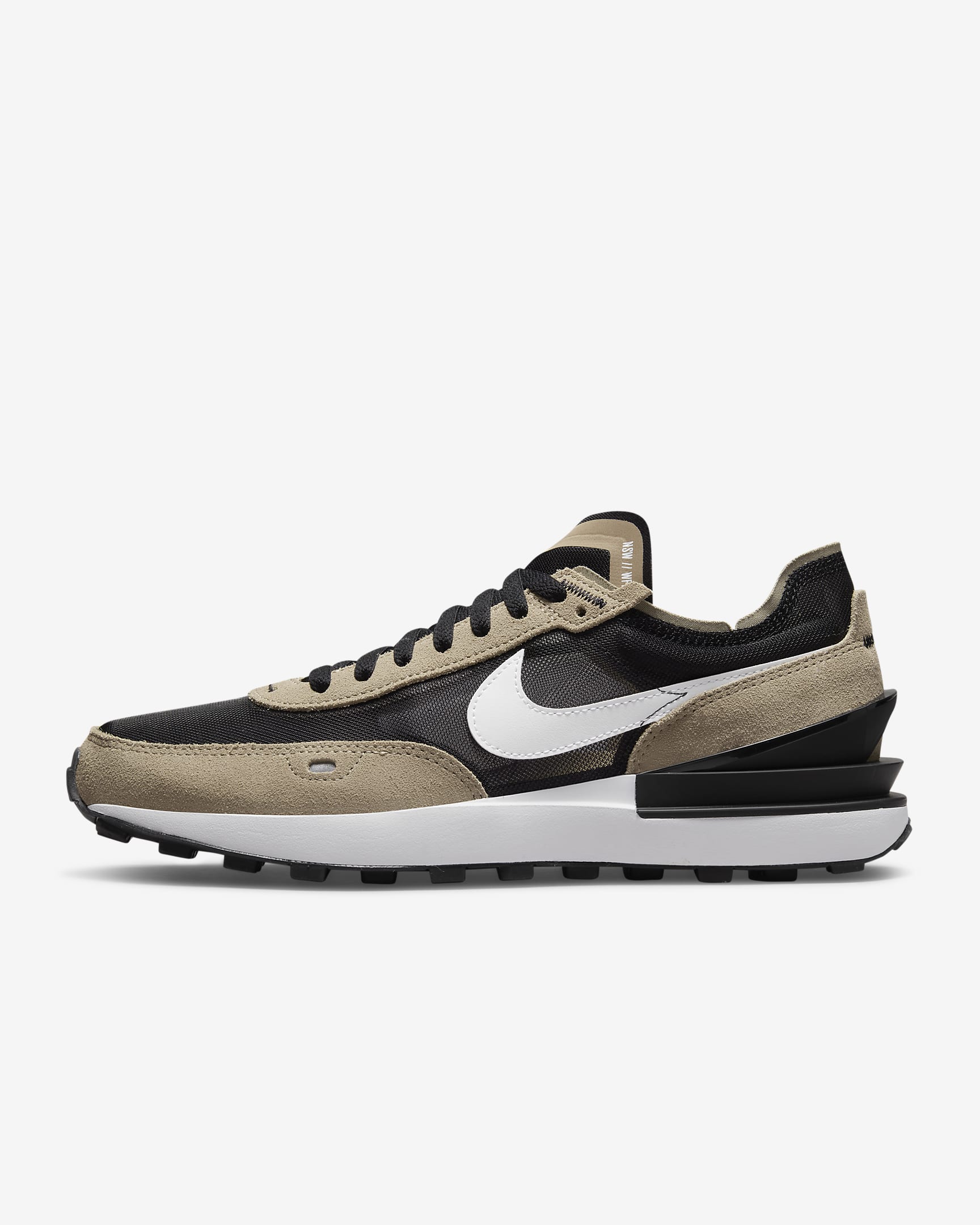 Tenis para hombre Nike Waffle One - Negro/Caqui/Negro/Blanco