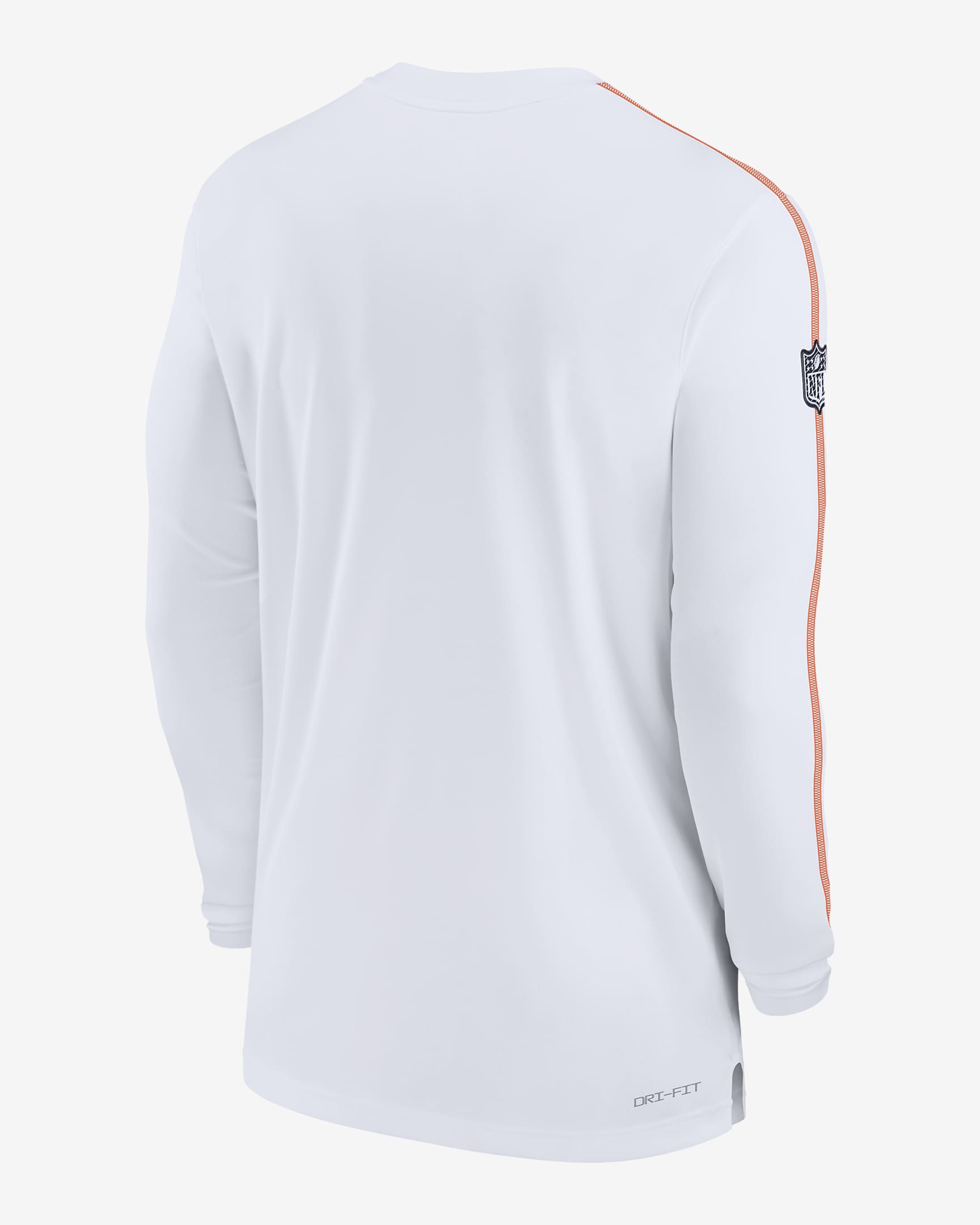 Denver Broncos Sideline Coach Men's Nike Dri-FIT NFL Long-Sleeve Top - White