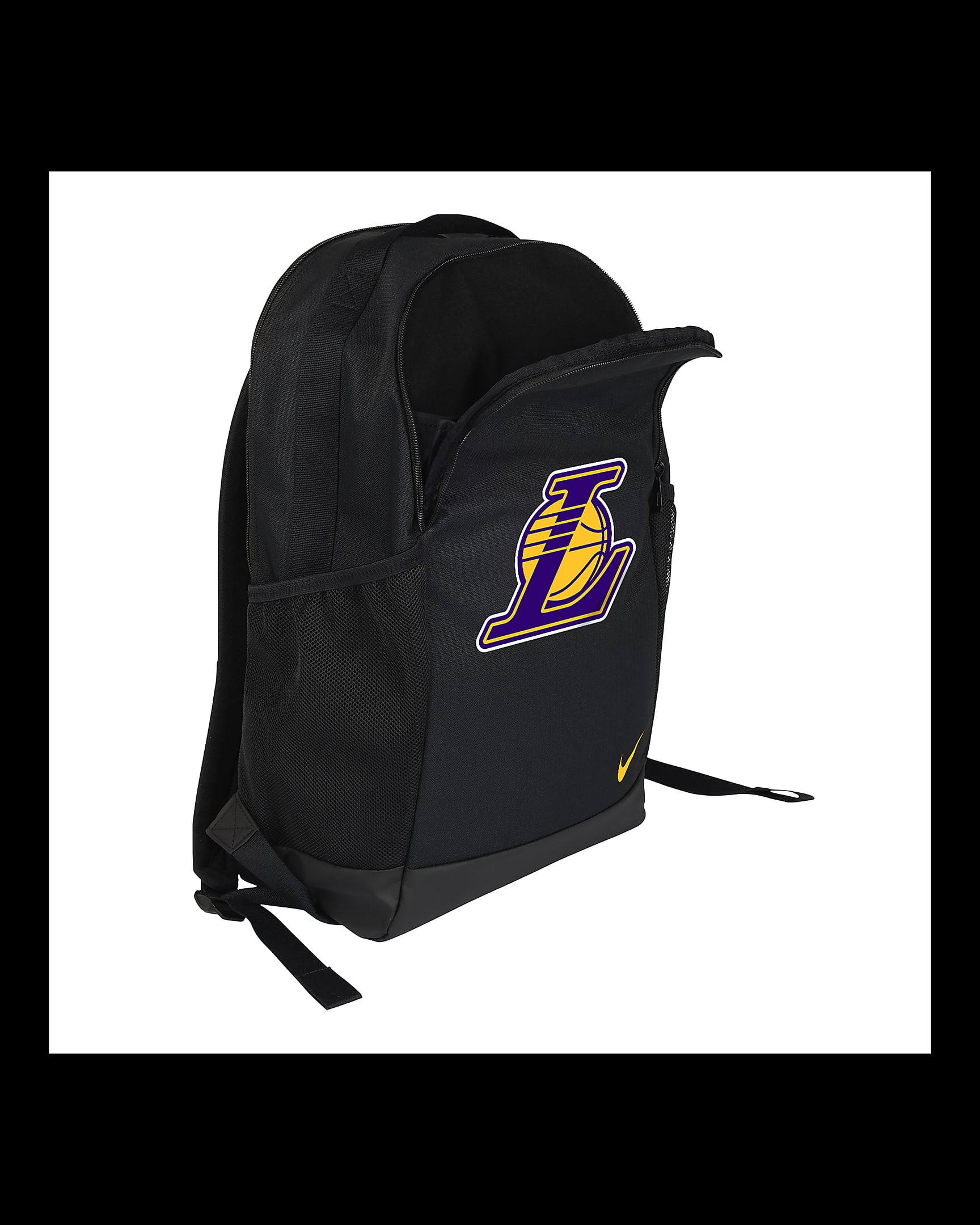 Los Angeles Lakers Brasilia Nike NBA Backpack (24L) - Black