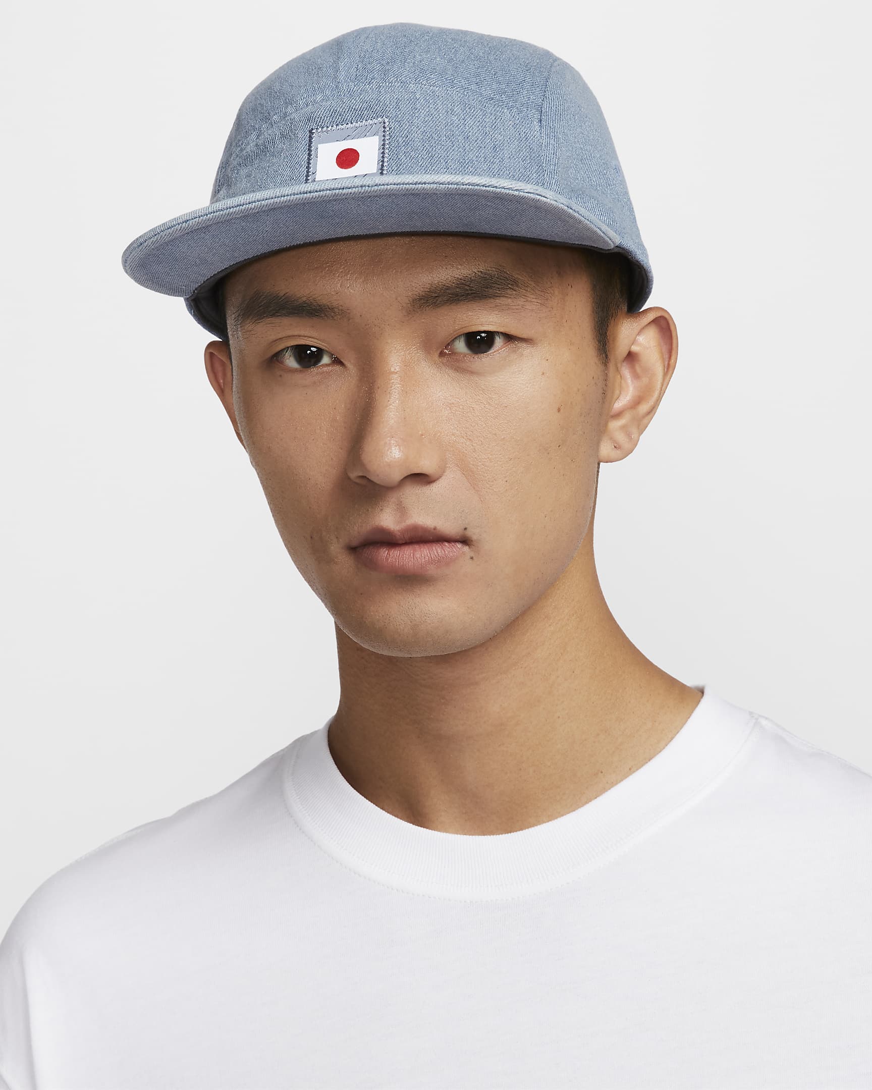 Japan Fly Nike Dri-FIT Denim Cap - Ashen Slate/Team Red/Black