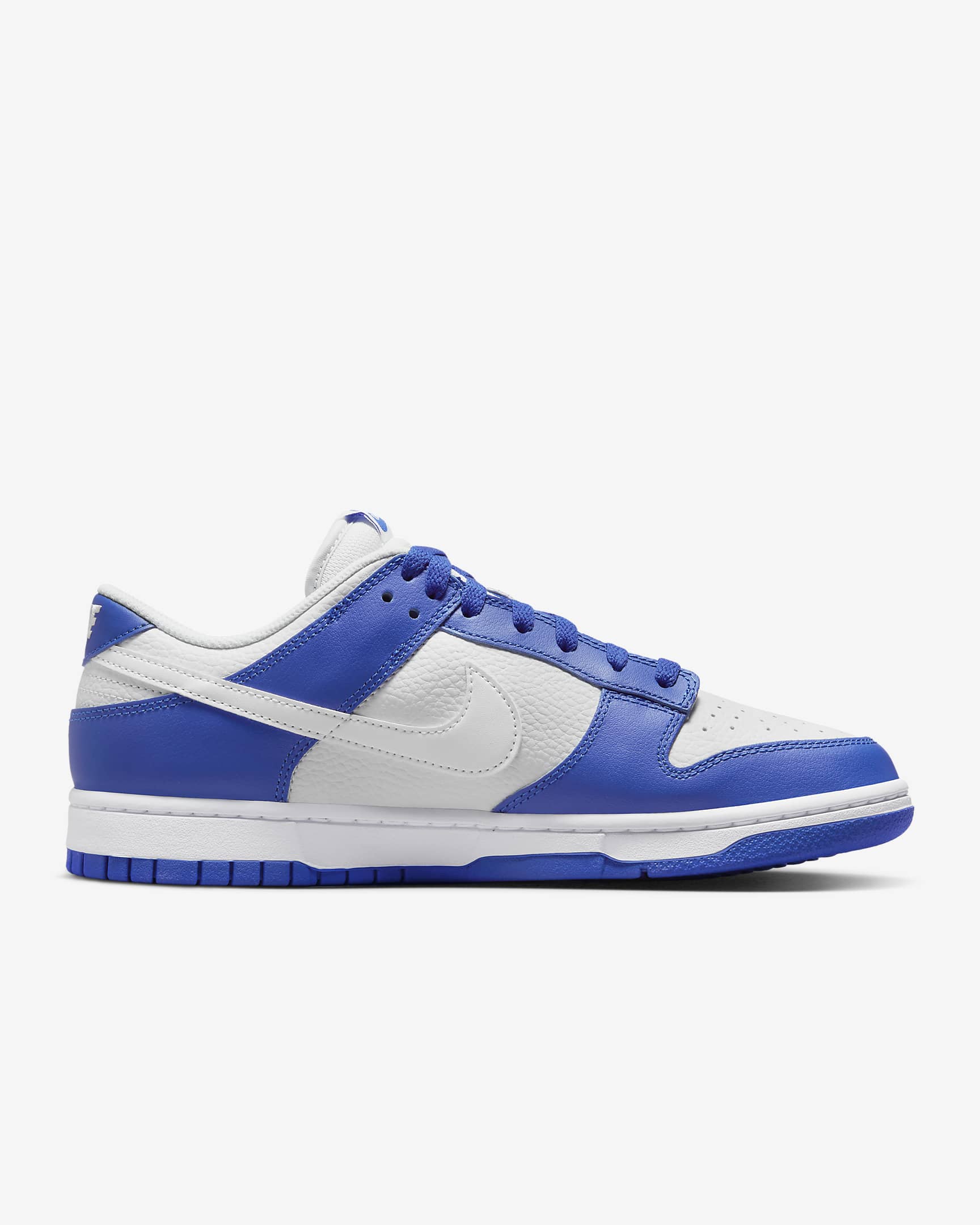 Nike Dunk Low-sko til mænd - Photon Dust/Racer Blue/hvid