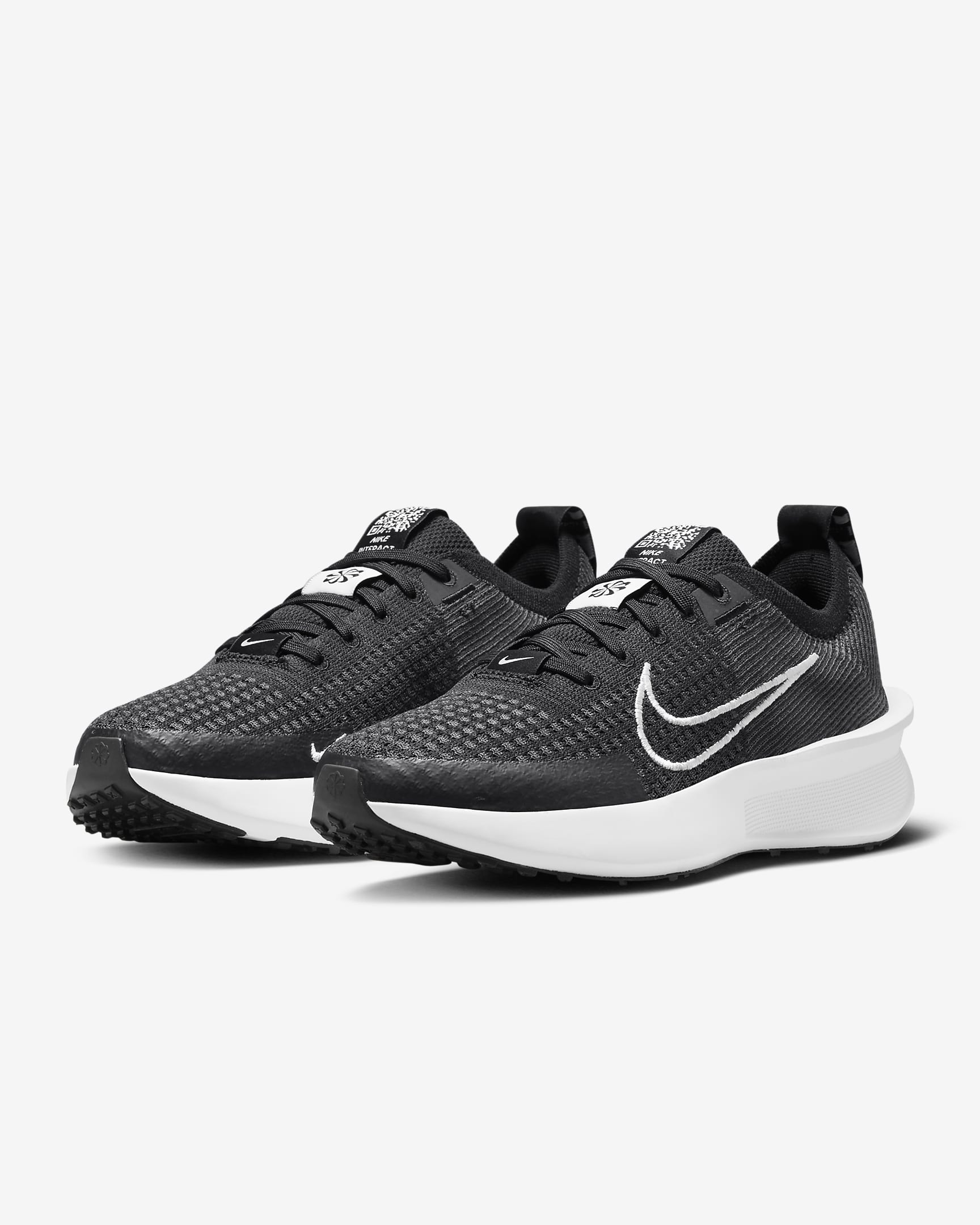 Nike Interact Run Women's Road Running Shoes - Black/Anthracite/White