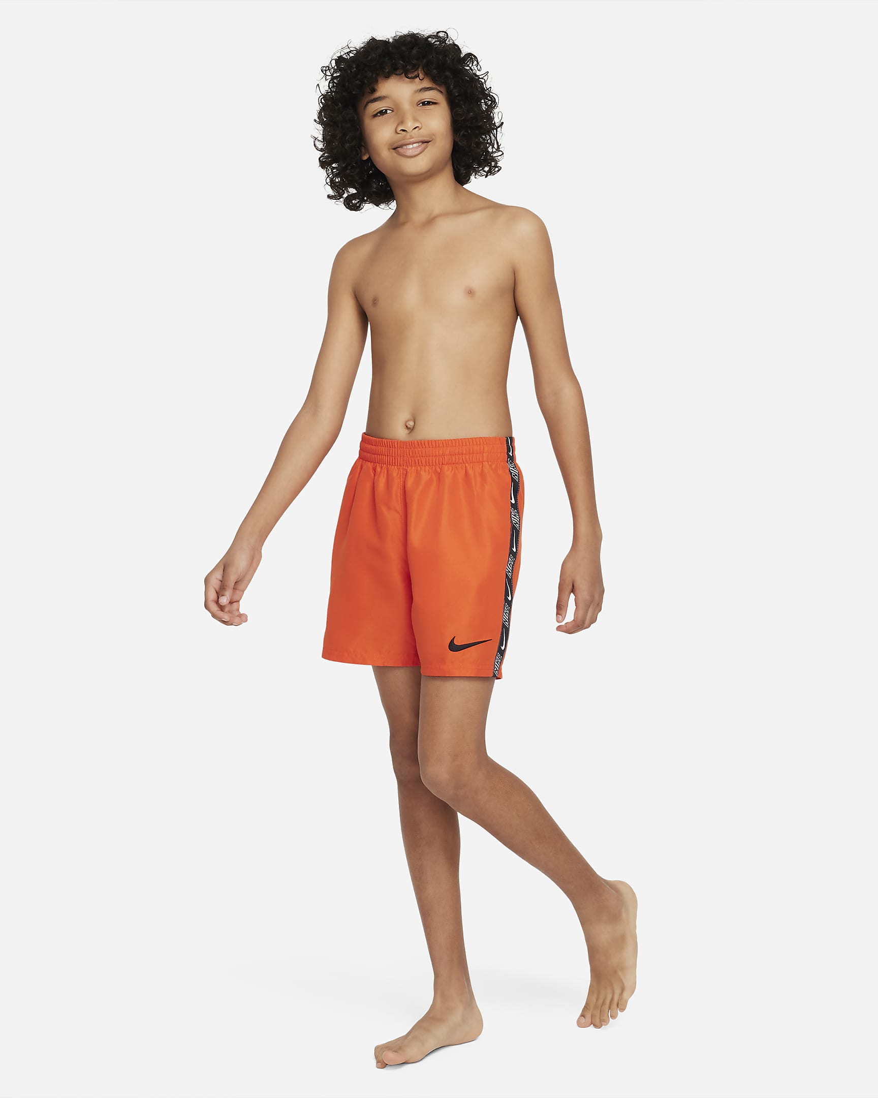 Nike Older Kids' (Boys') 10cm (approx.) Volley Swim Shorts - Picante Red/Black