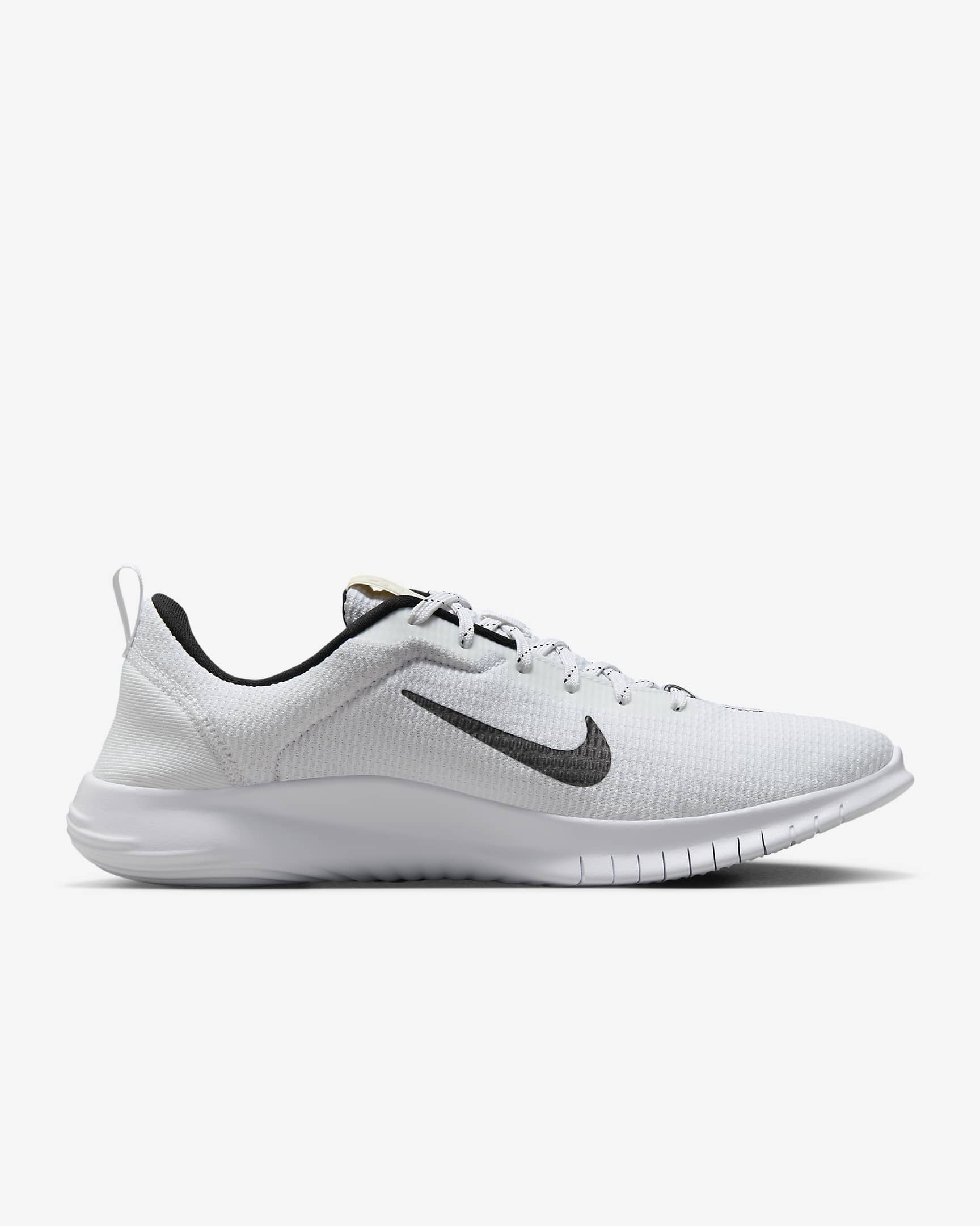 Nike Flex Experience Run 12 Men's Road Running Shoes - White/White/Black