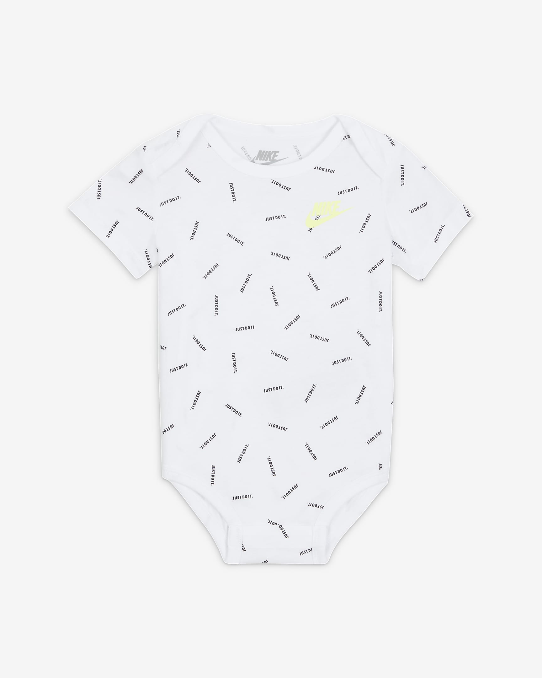 Nike Just Do It Driedelige set met broek voor baby's (3-6 maanden) - Zwart